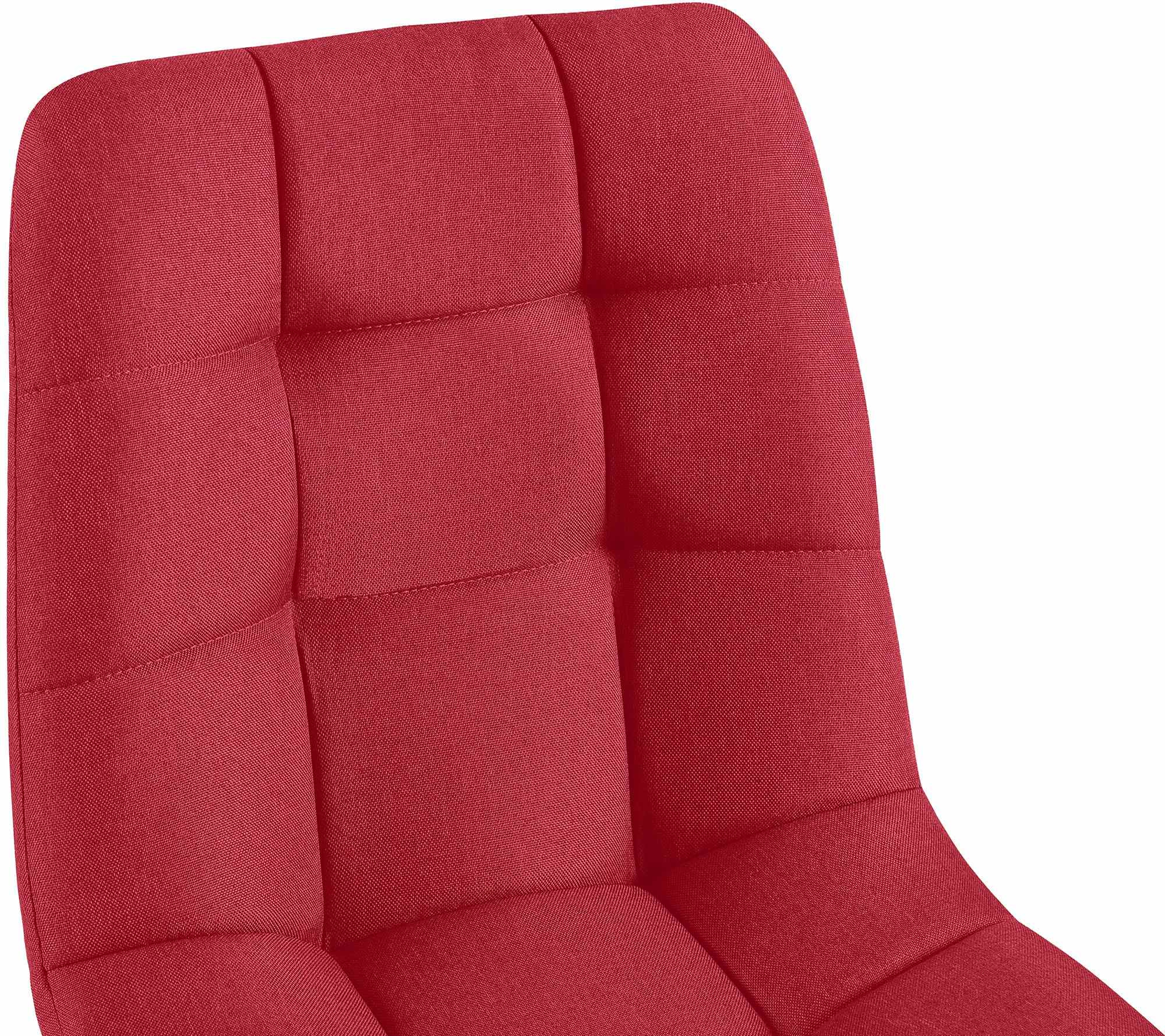Lot de 4 chaises de salle a manger Antibes en tissu