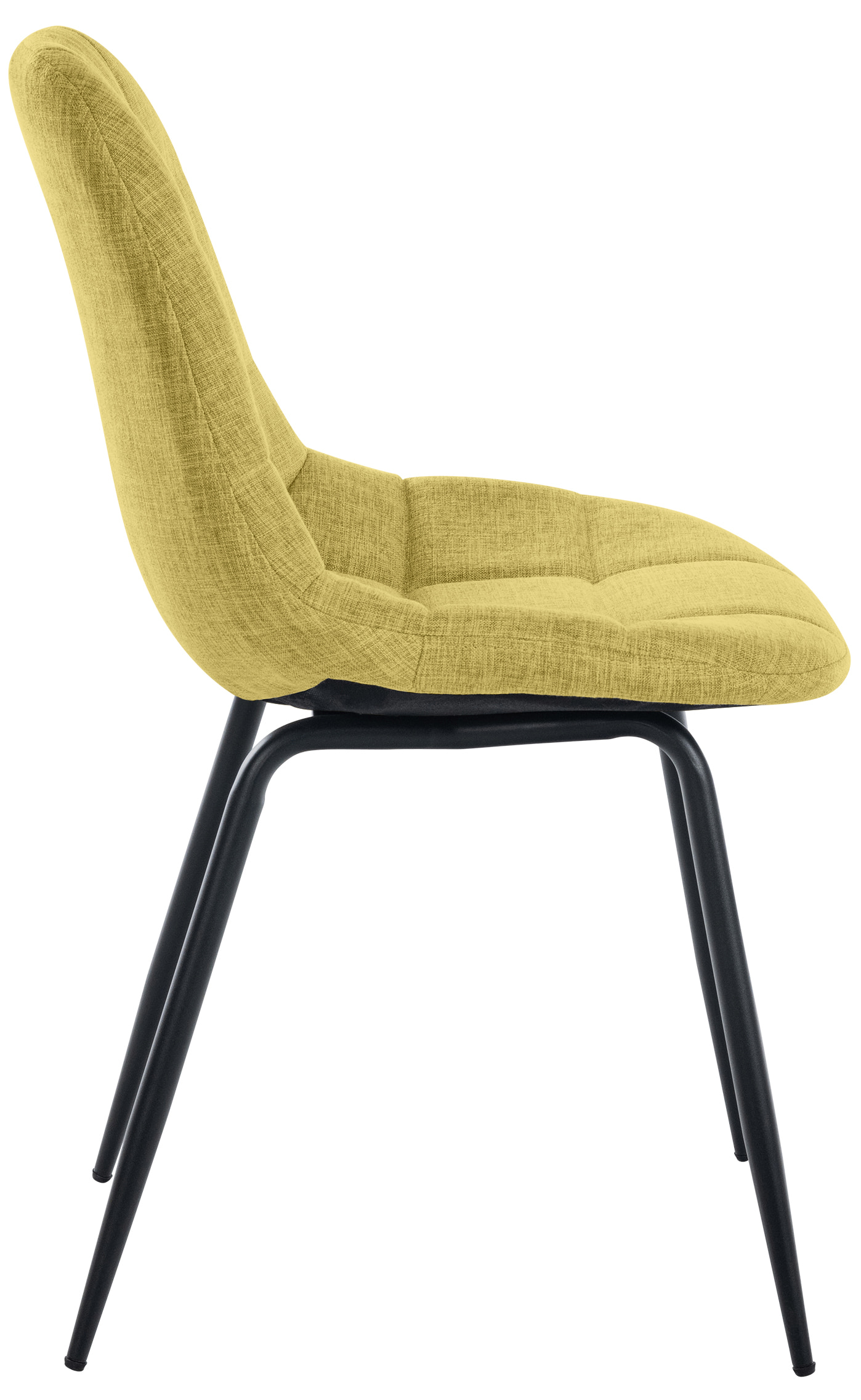 Chaise de salle à manger Tom avec Pieds en métal noir