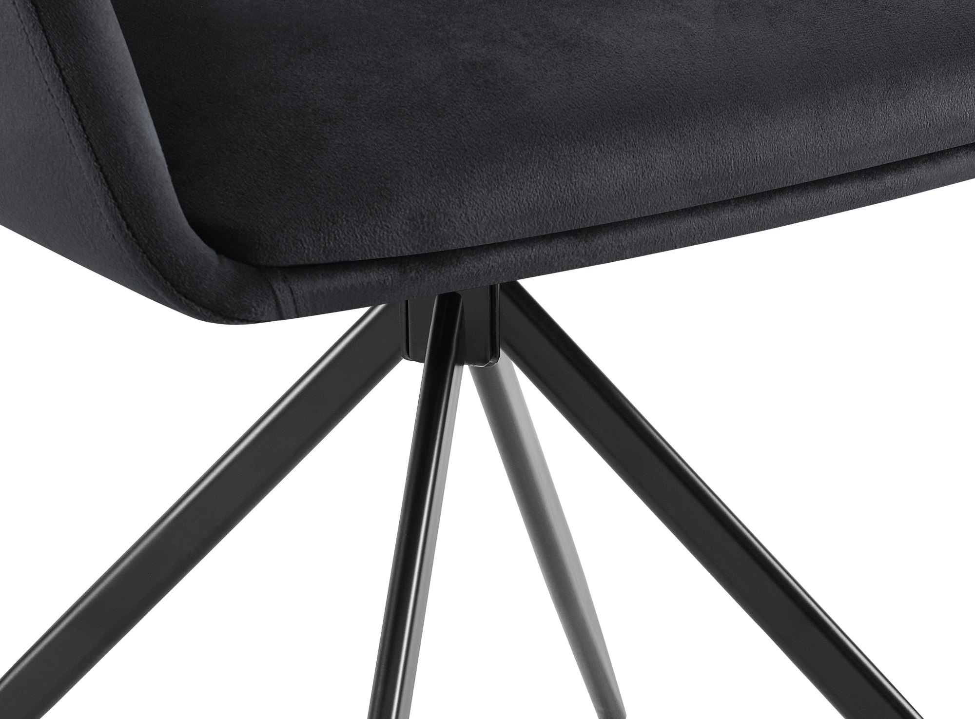 Chaise de salle à manger Olema velours