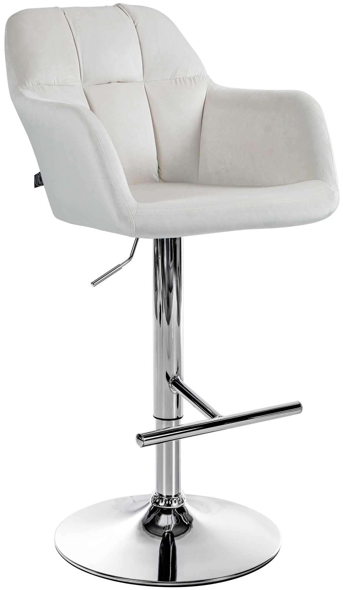 Tabouret de bar Natoma velours