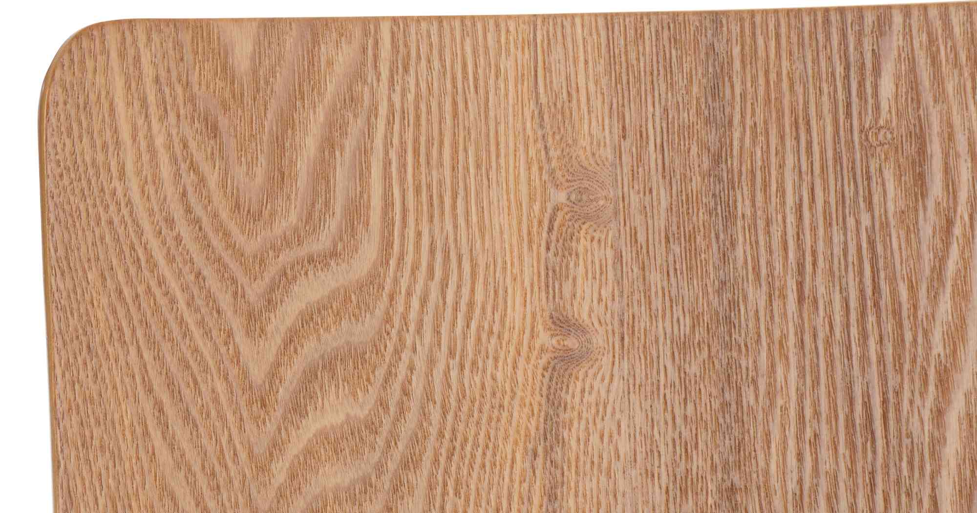 Chaise en bois avec piètement en métal PEPE Chêne