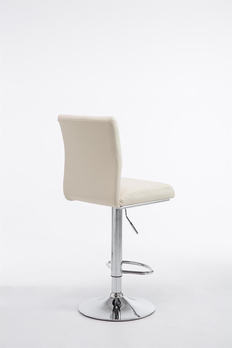 Tabouret de bar Köln en similicuir avec pied en métal