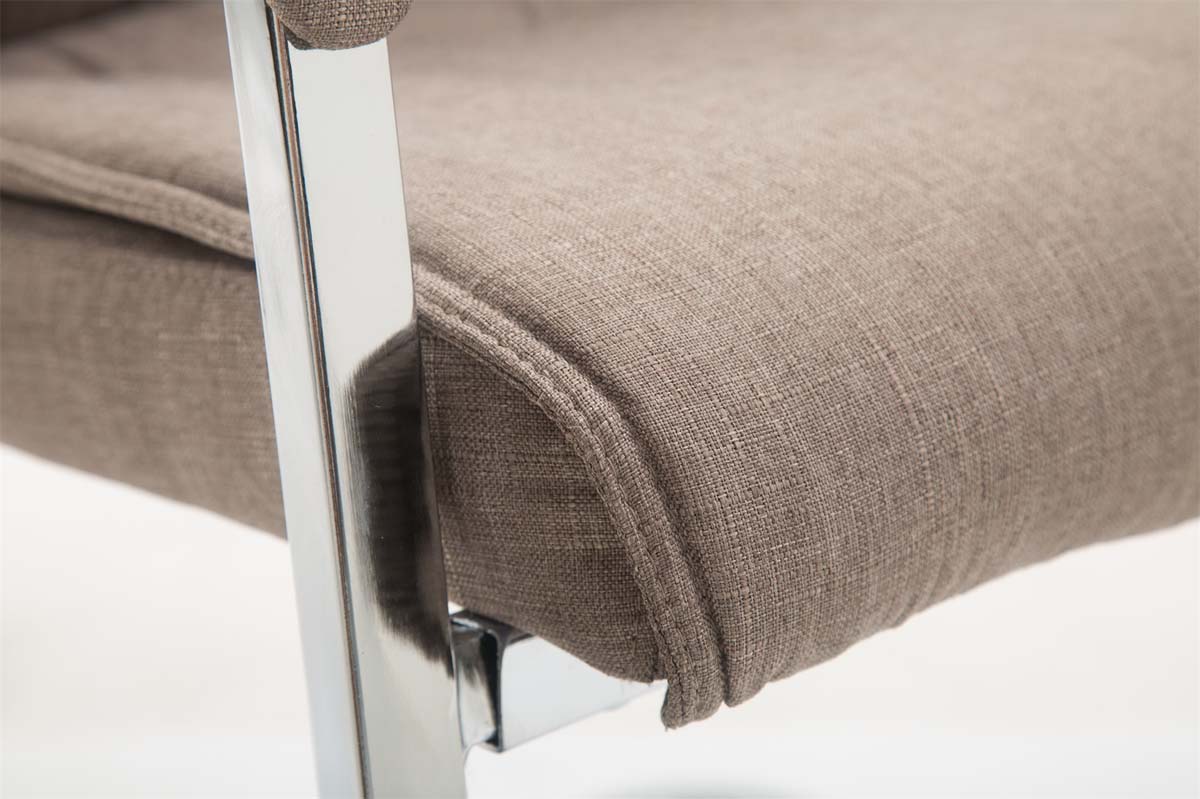 Chaise visiteur XXL Anubis tissu