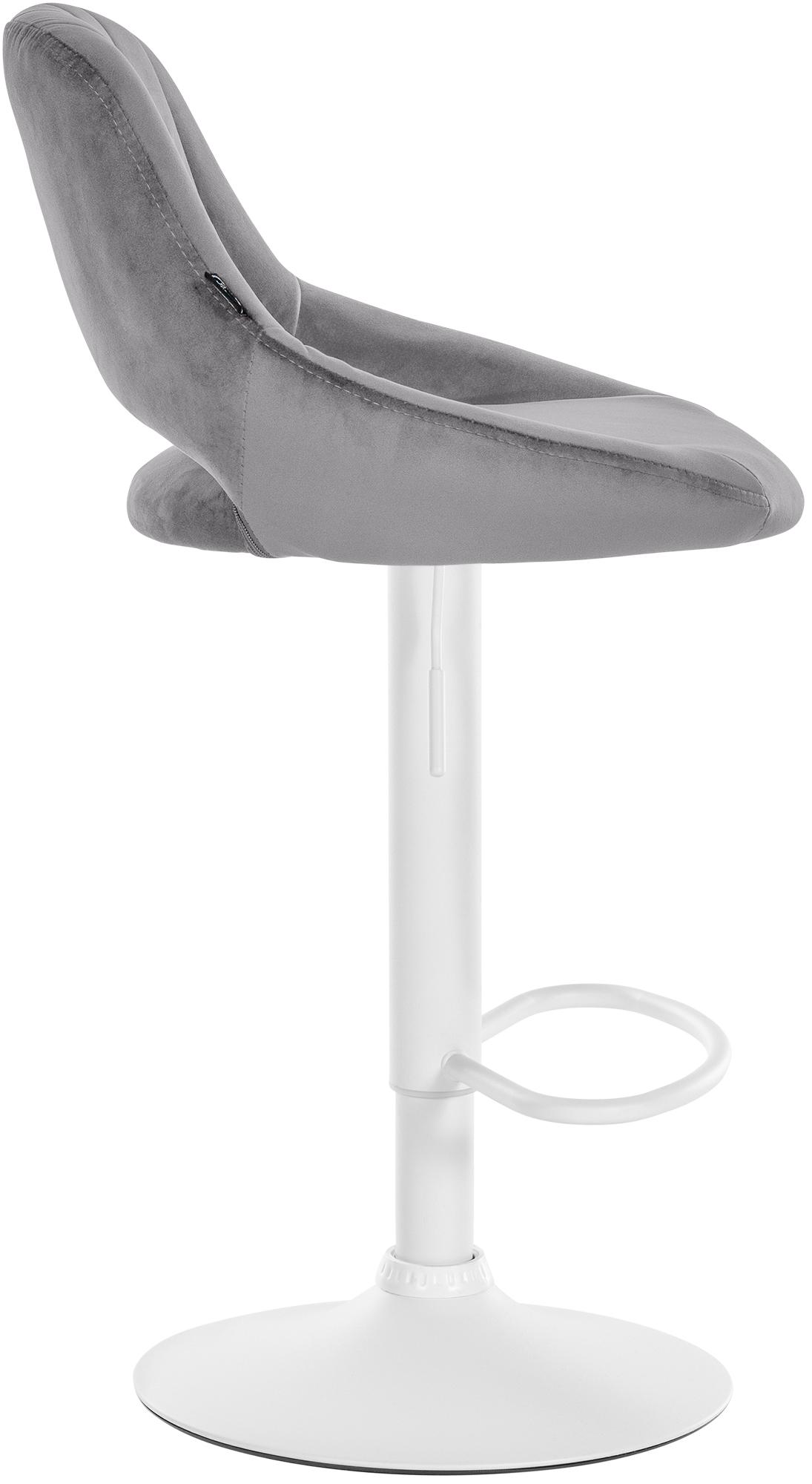Lot de 2 tabourets de bar Milet en velours