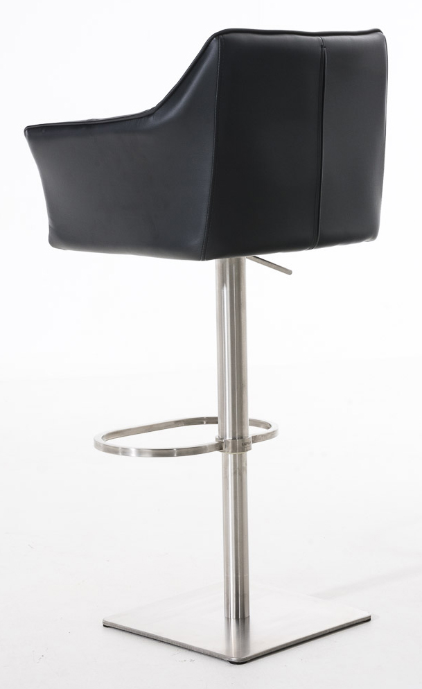 Lot de 2 tabourets de bar Damaso en similicuir