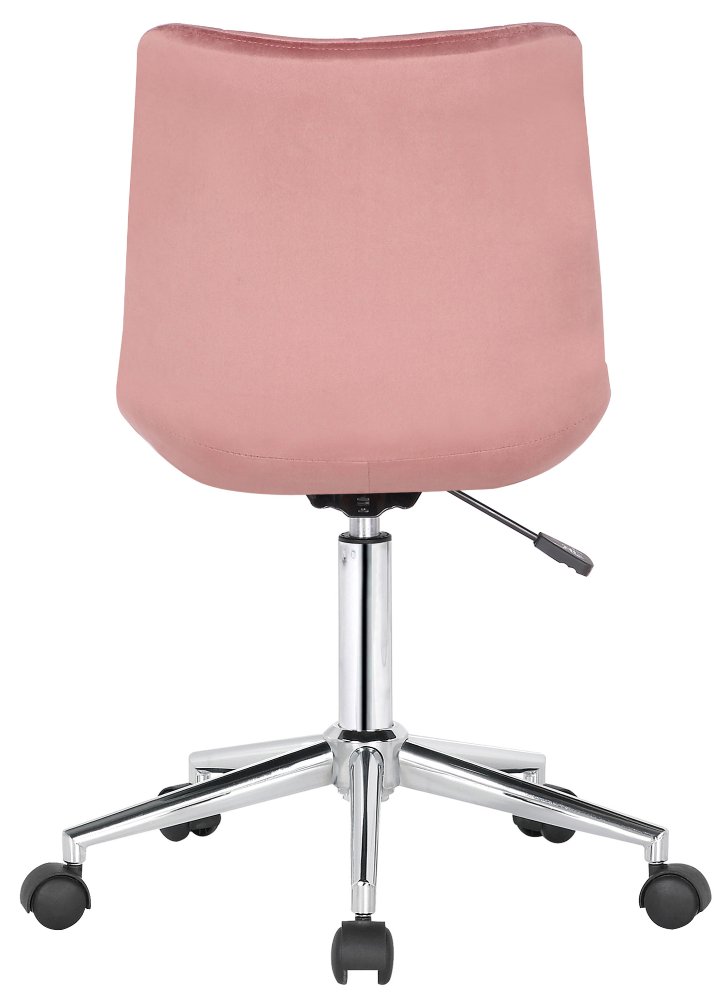 Chaise de bureau pivotant Medford en Velours avec Hauteur ajustable et Roulettes