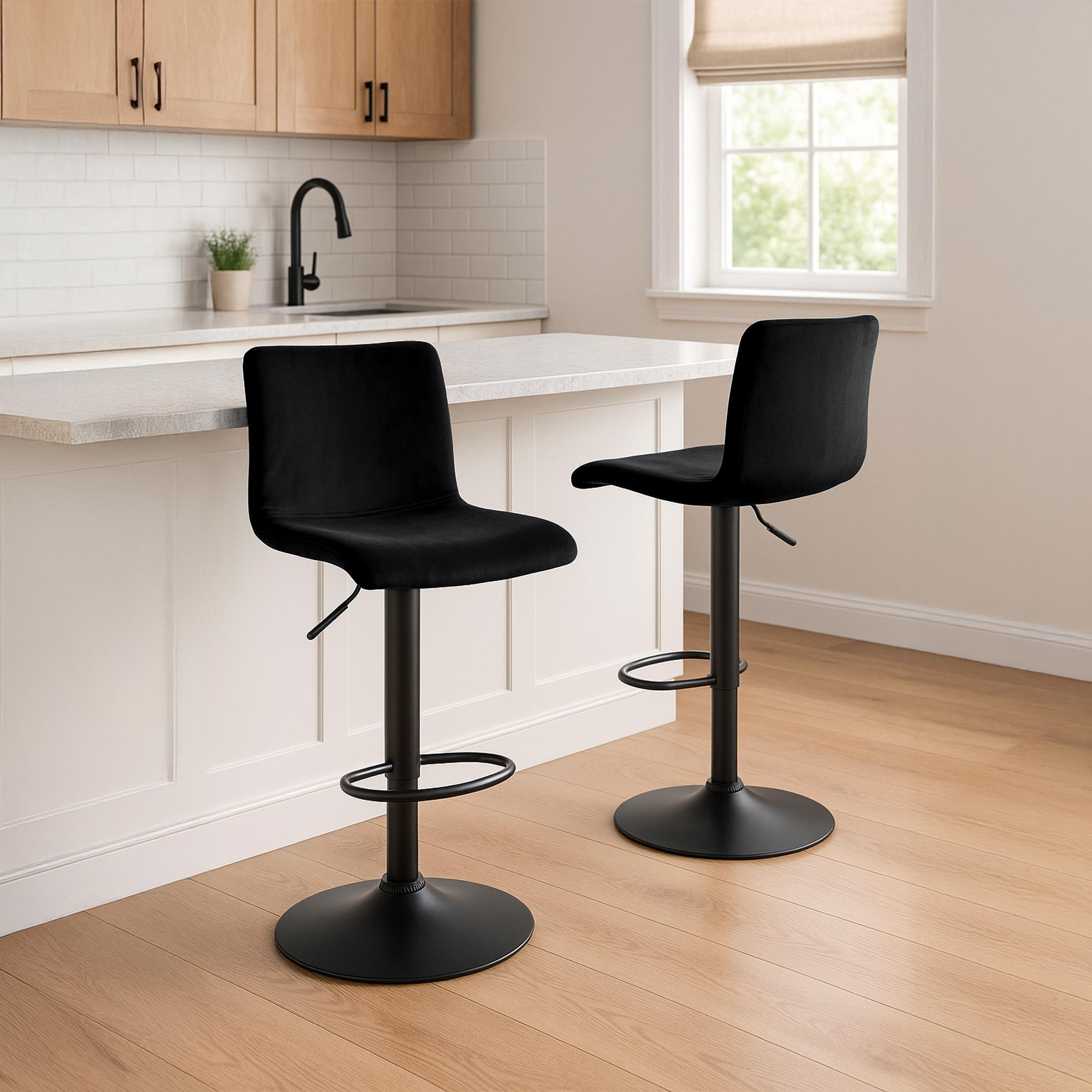 Tabouret de Bar Hover Velours