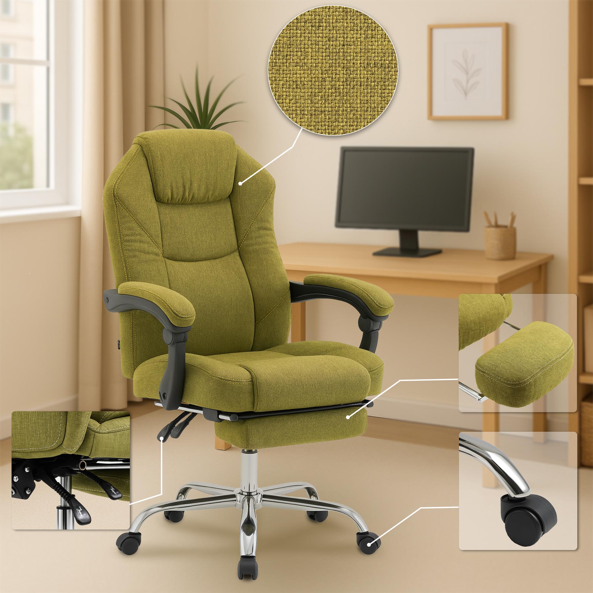 Chaise de bureau Castle Tissu