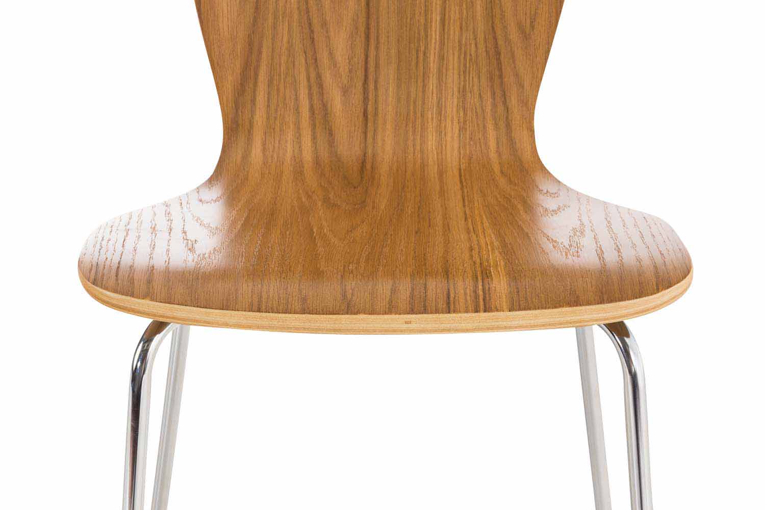 Lot de 2 chaises visiteur Aaron Chêne