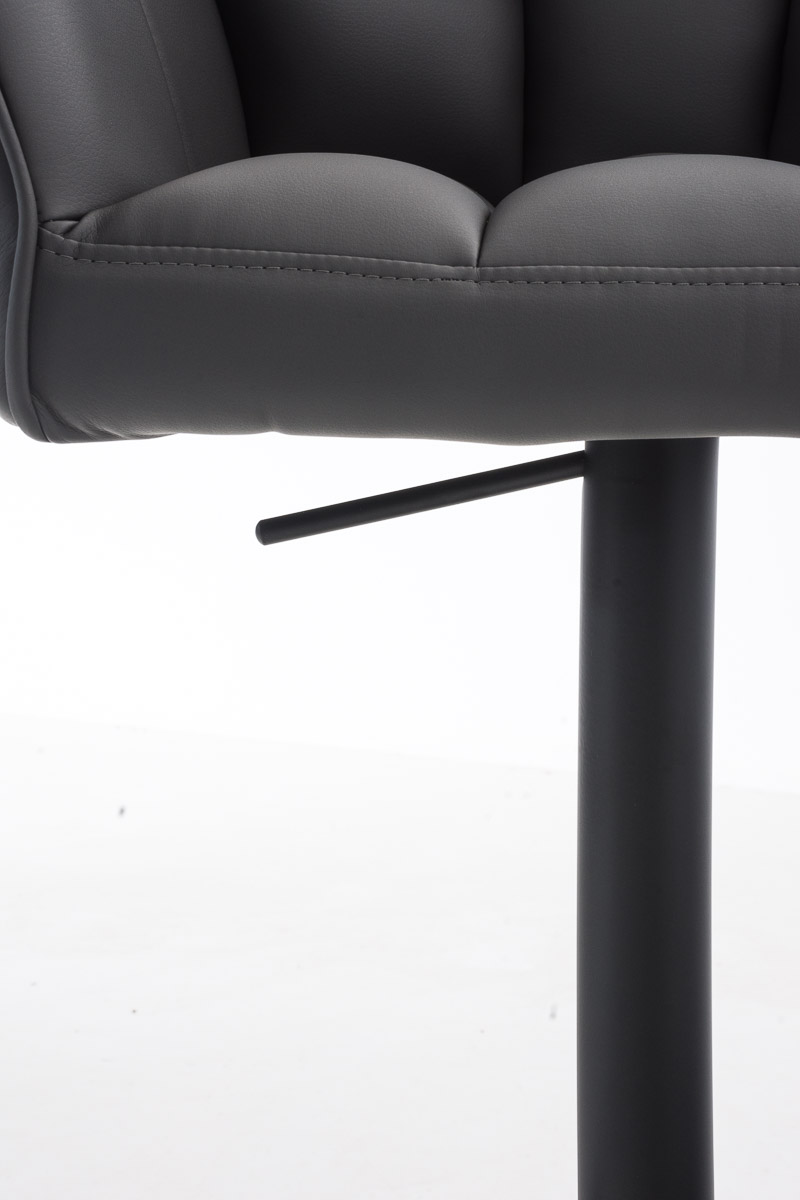 Tabouret de bar Damaso avec revetement en similicuir