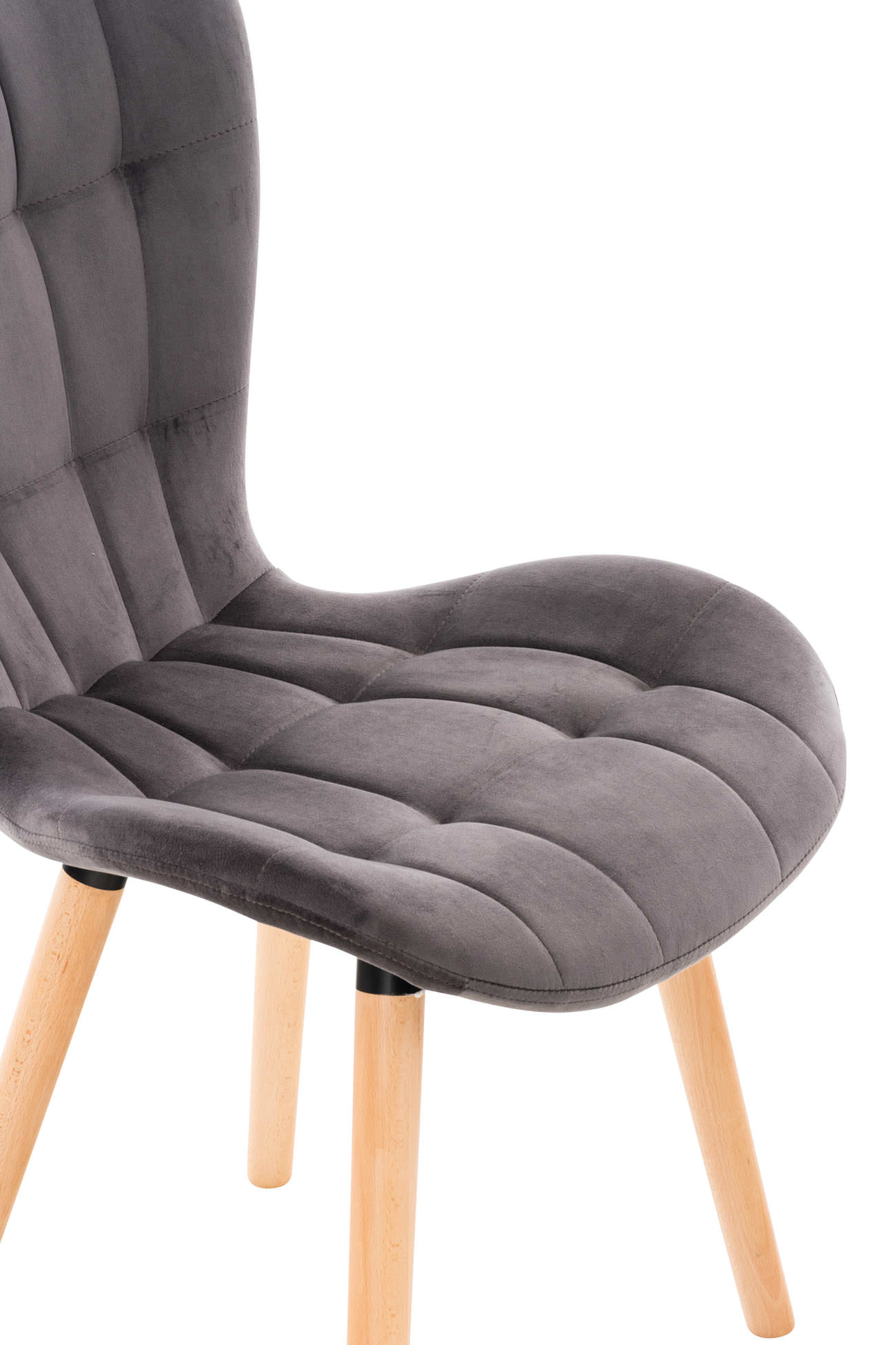 Chaise de table à manger Elda Velours