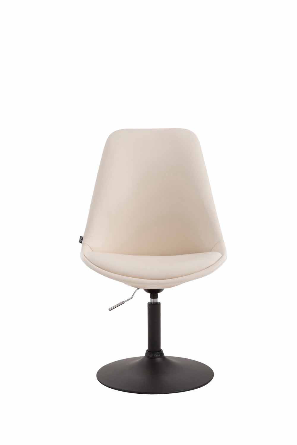 Chaise de salle à manger Maverick en similicuir avec pied trompette