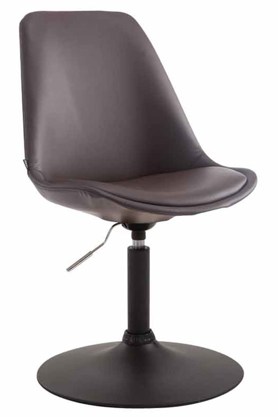 Lot de 4 Chaises de salle à manger Maverick similicuir avec pied trompette