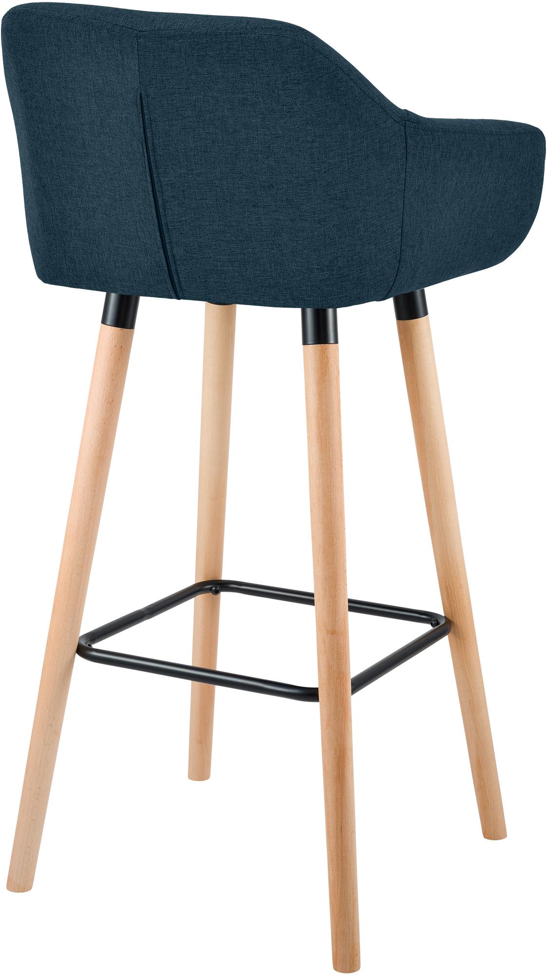 Tabouret de bar Grant en tissu