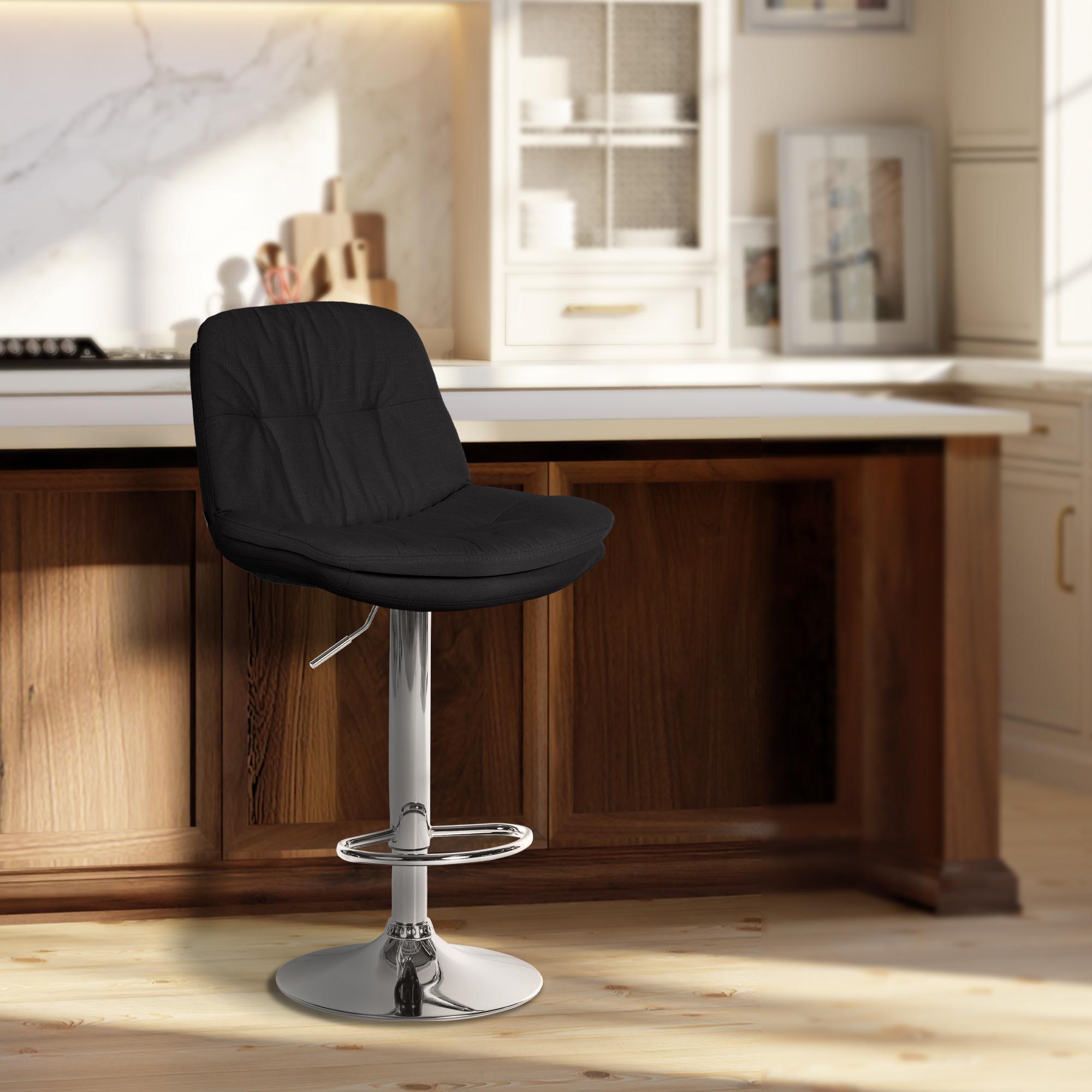 Tabouret de bar Laurel Tissu