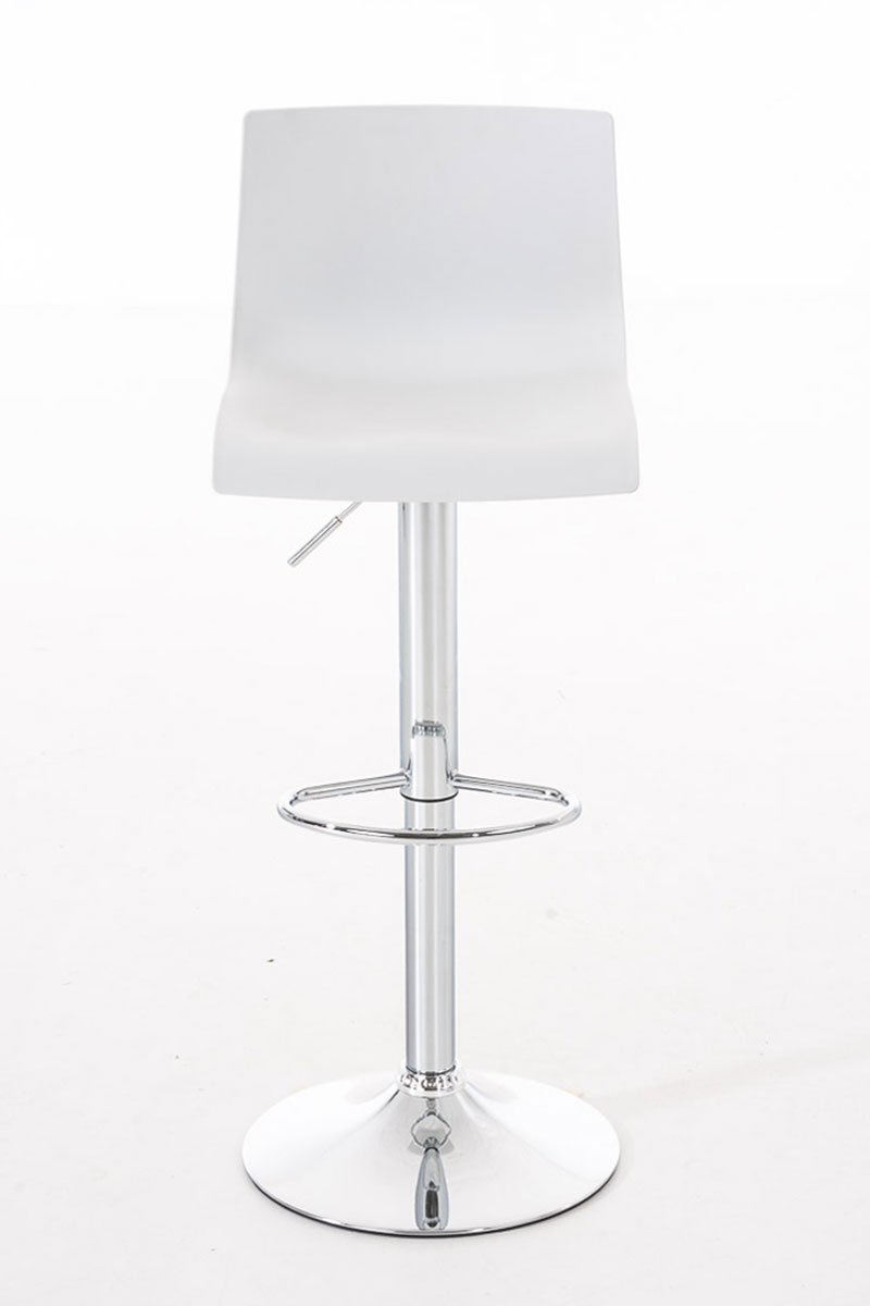 Lot de 2 tabouret de bar Hover Assise Plastique et Piètement Métal chromé