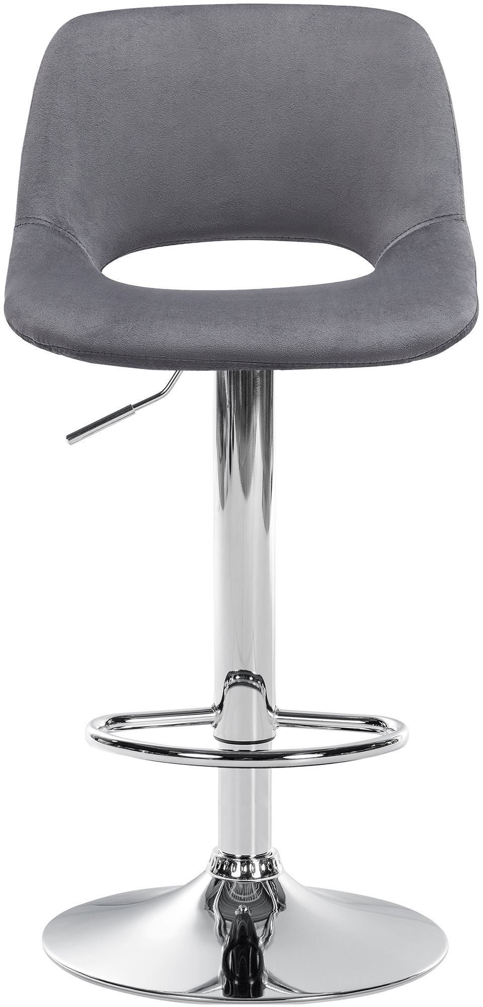 Lot de 2 tabourets de bar Camden velours