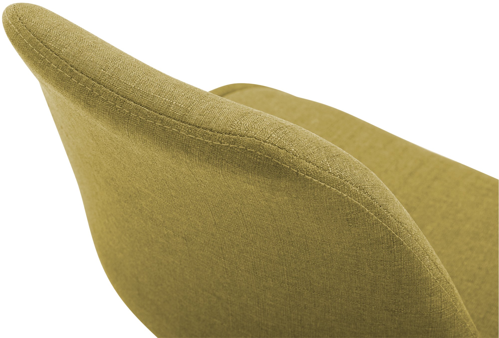 Chaise de salle à manger Maverick tissu avec pied trompette