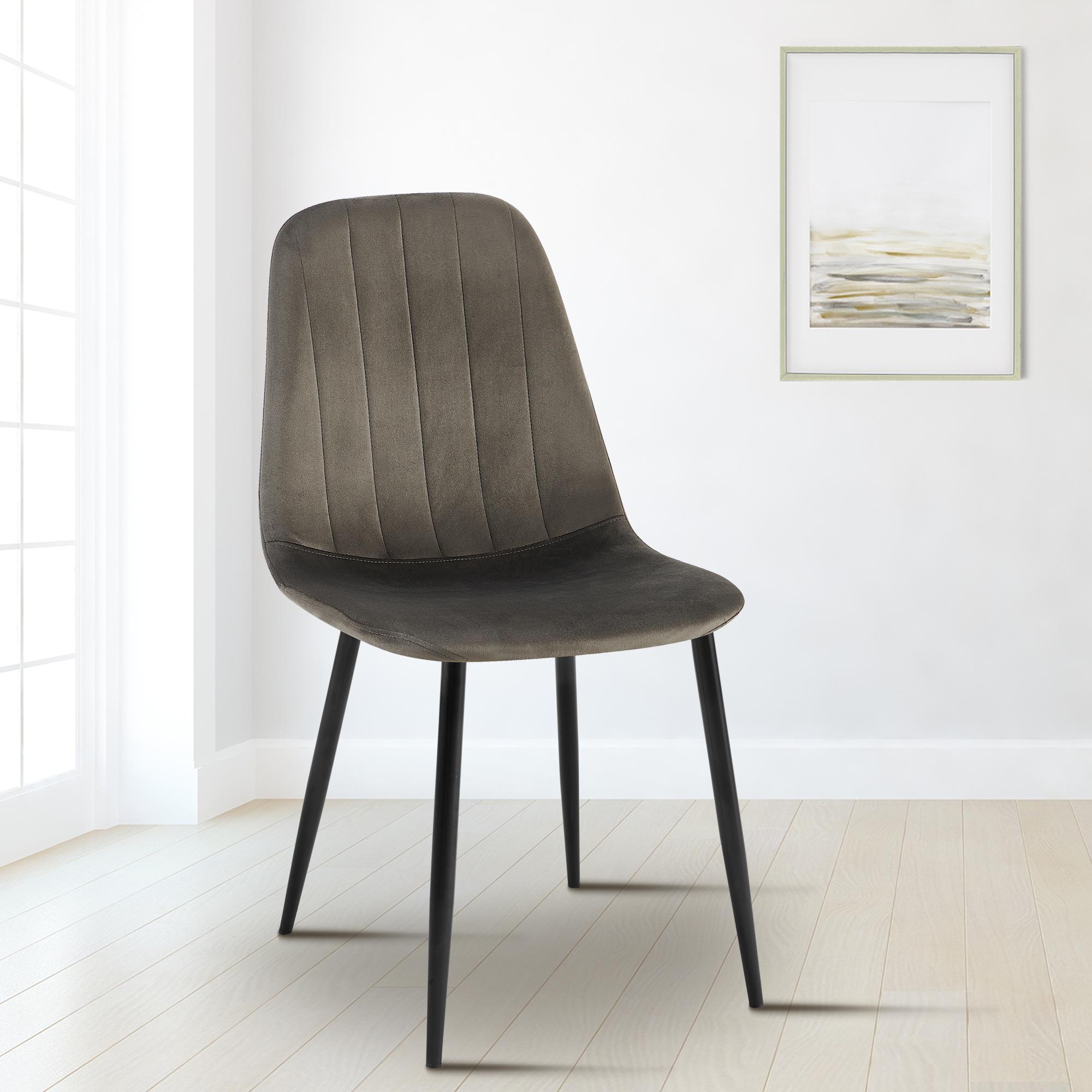Chaise de salle à manger Baxter velours