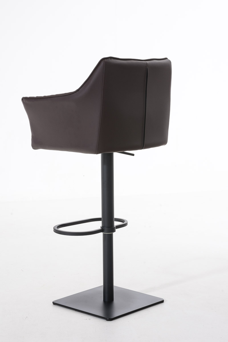 Tabouret de bar Damaso avec revetement en similicuir