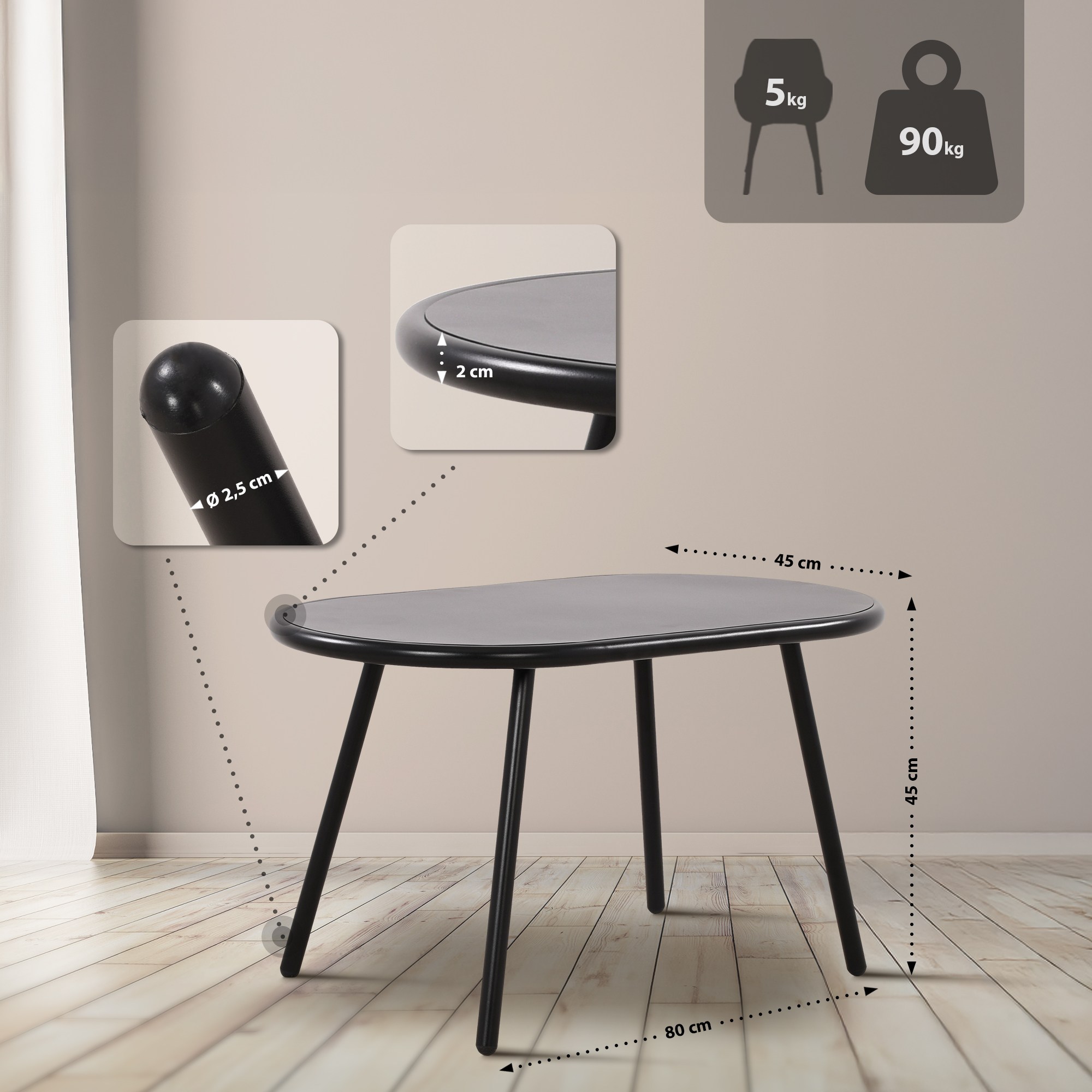 Ensemble de 2 sièges Veldin