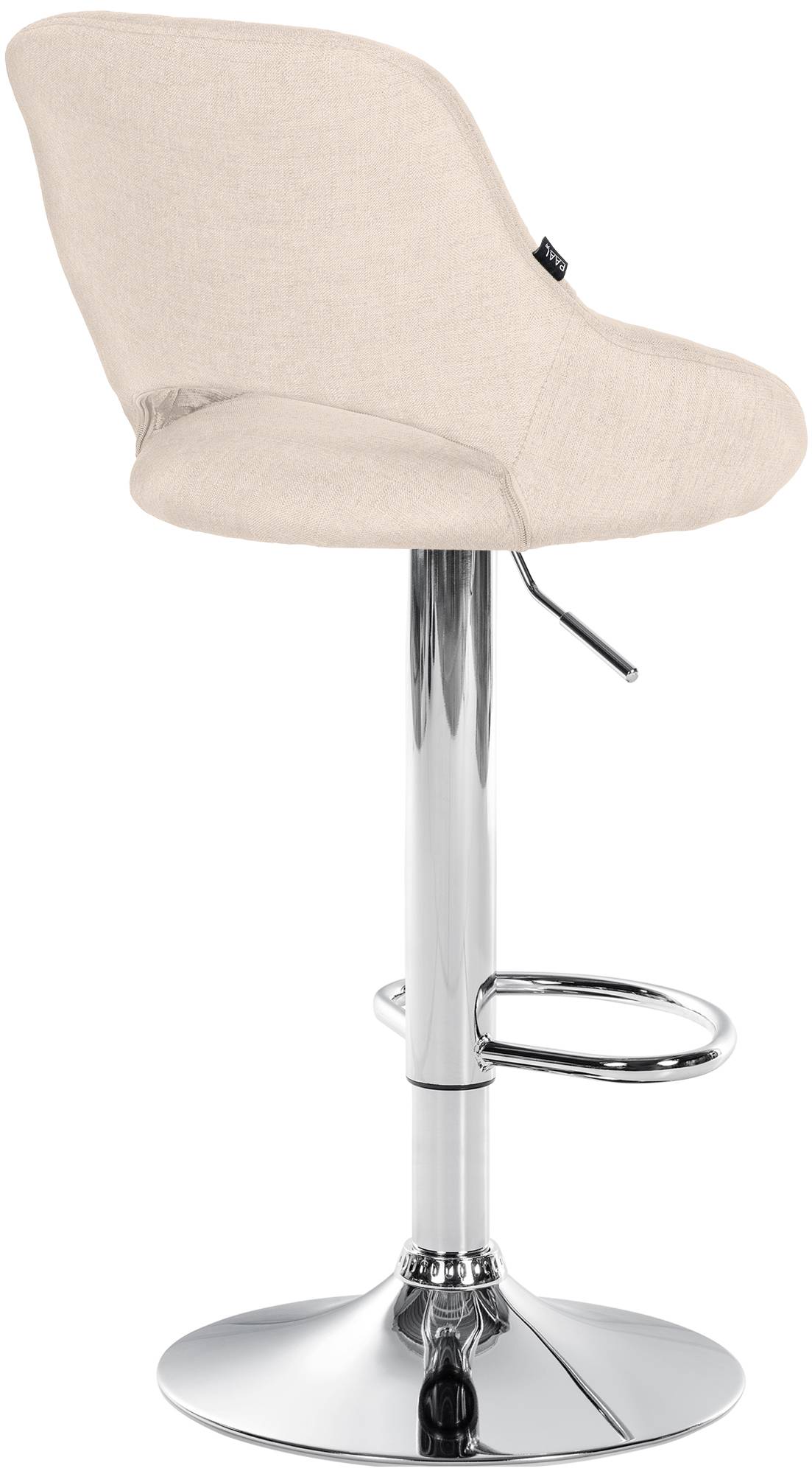Lot de 2 tabourets de bar Milet en tissu