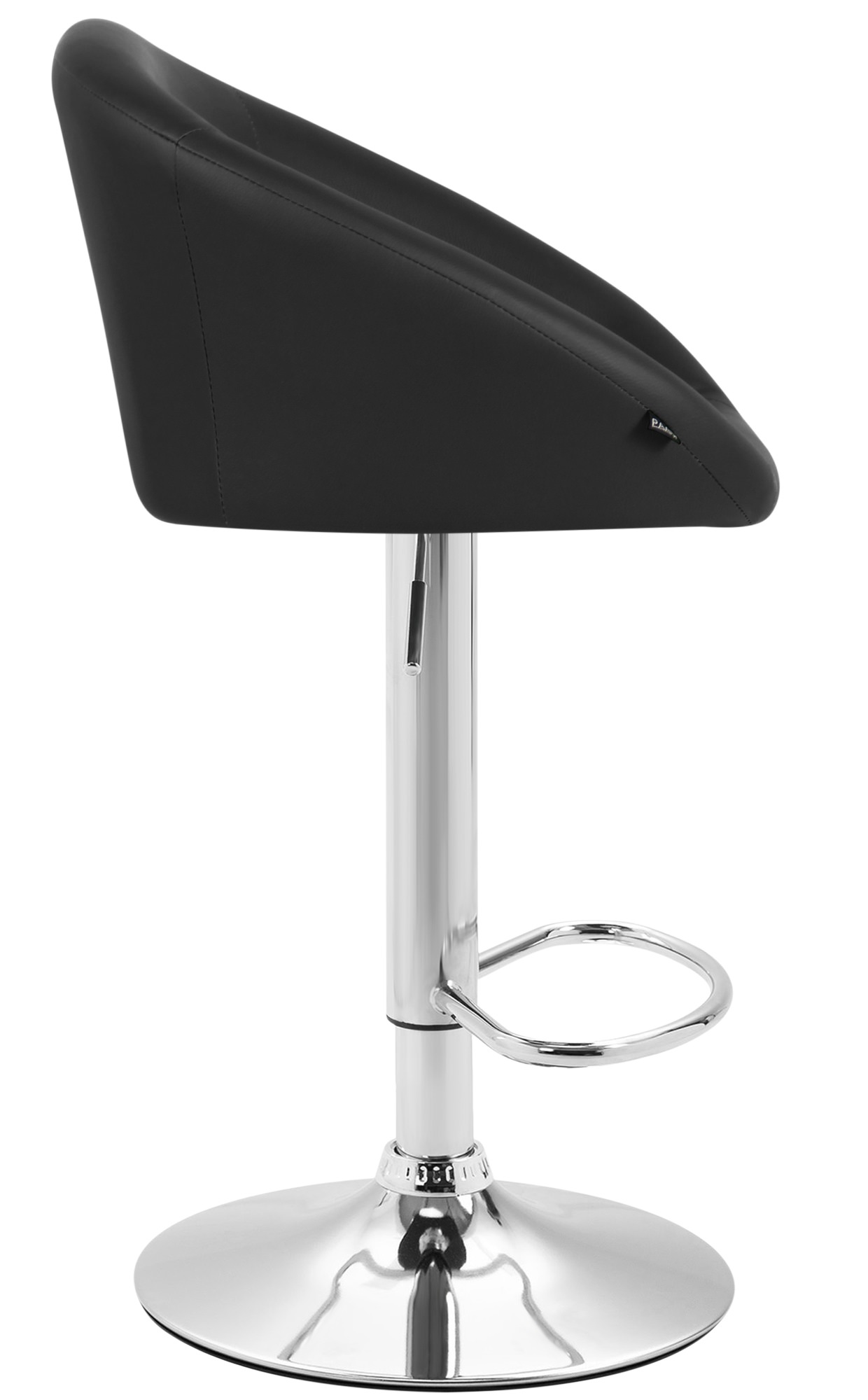 Tabouret de bar Miami V2 similicuir avec pied en métal