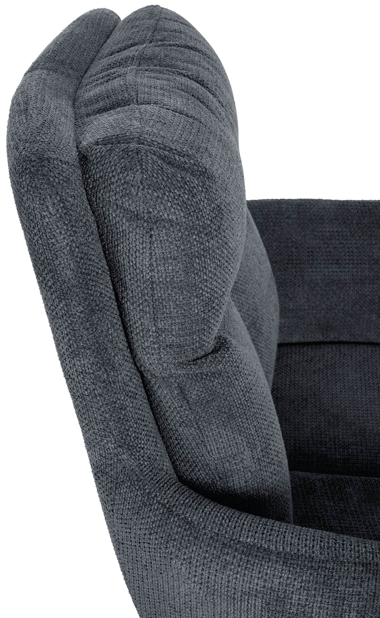 Lot de 2 chaises de salle à manger Vilas tissu