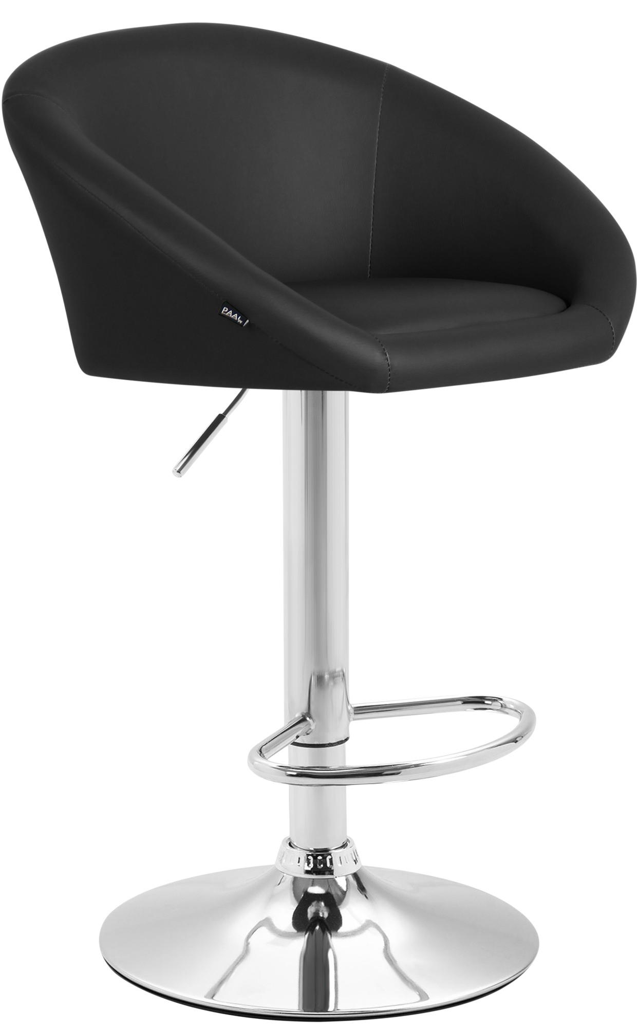 Tabouret de bar Miami V2 similicuir avec pied en métal