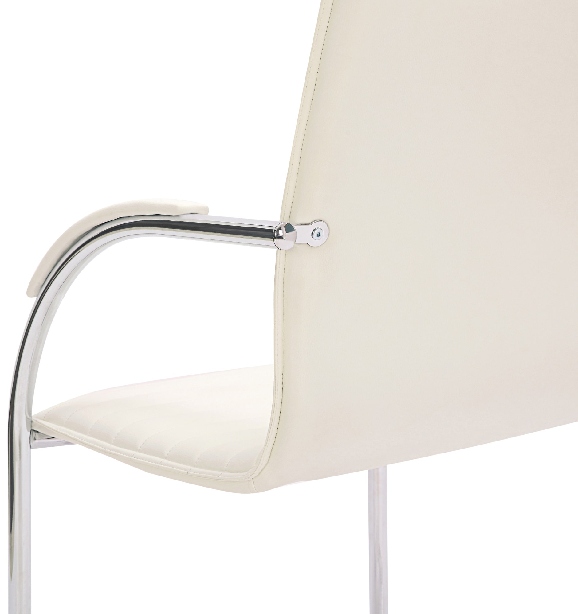 Lot de 2 chaises visiteurs Tira similicuir