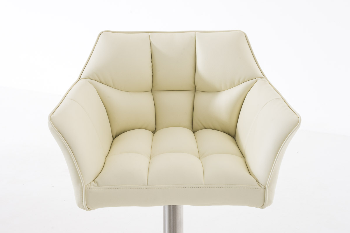 Tabouret de bar Damaso avec revetement en similicuir