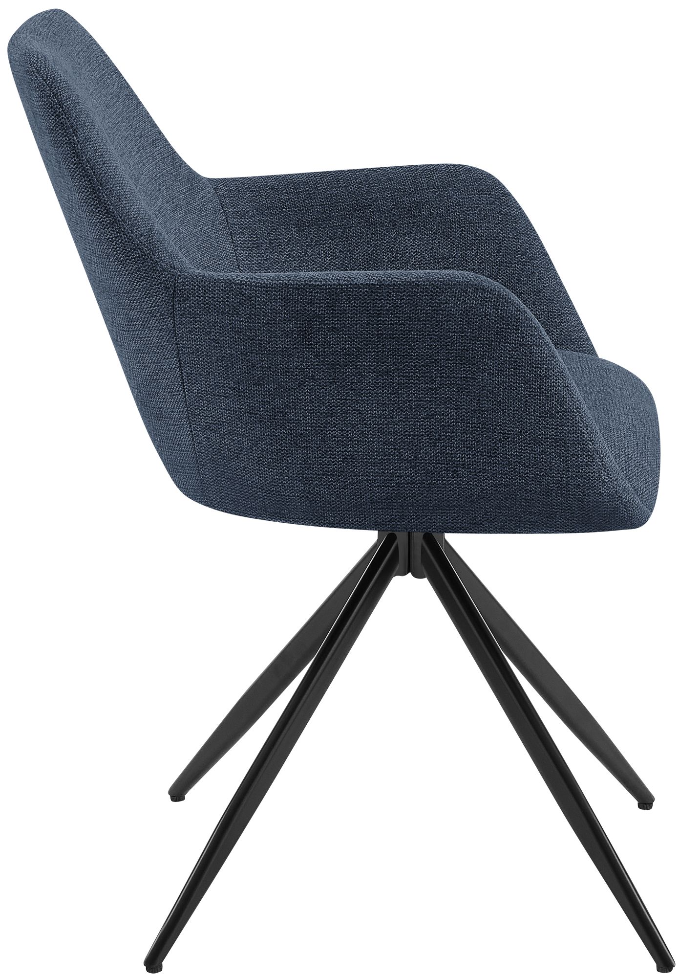 Chaise de salle a manger Olema en tissu