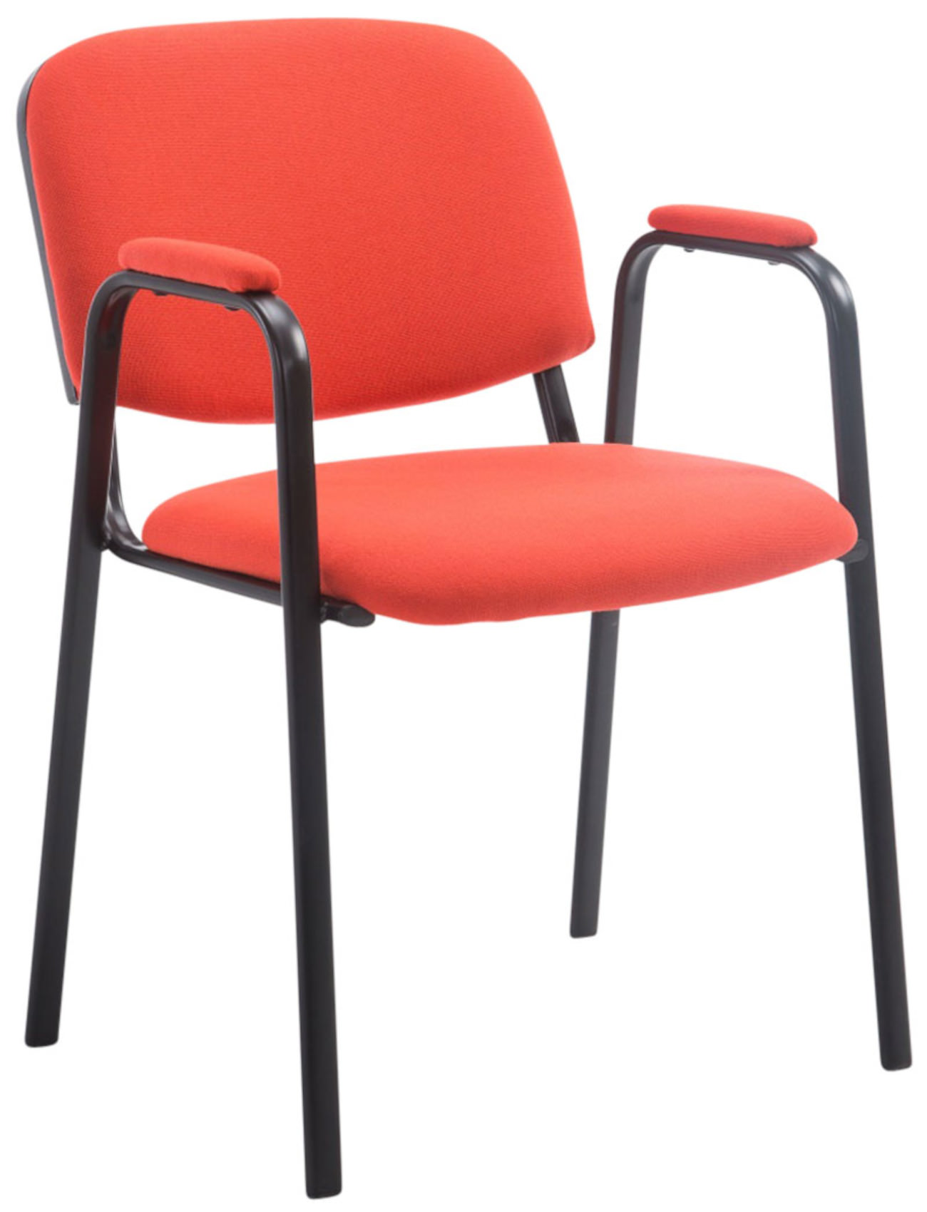 Lot de 4 Chaises Empilables Ken Pro en Tissu