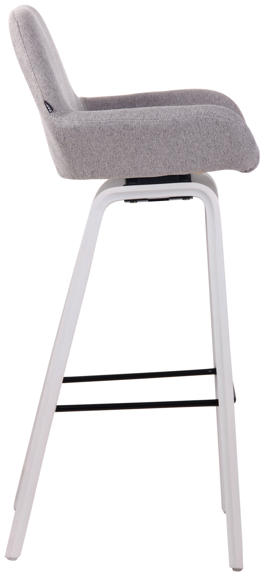 Tabouret de bar Newnan en tissu à 4 pieds