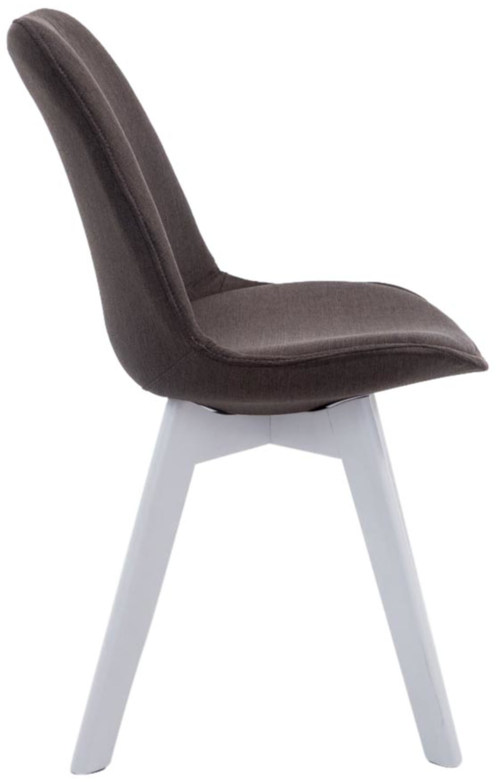 Lot de 4 chaises de salle à manger Borneo V2 en Tissu