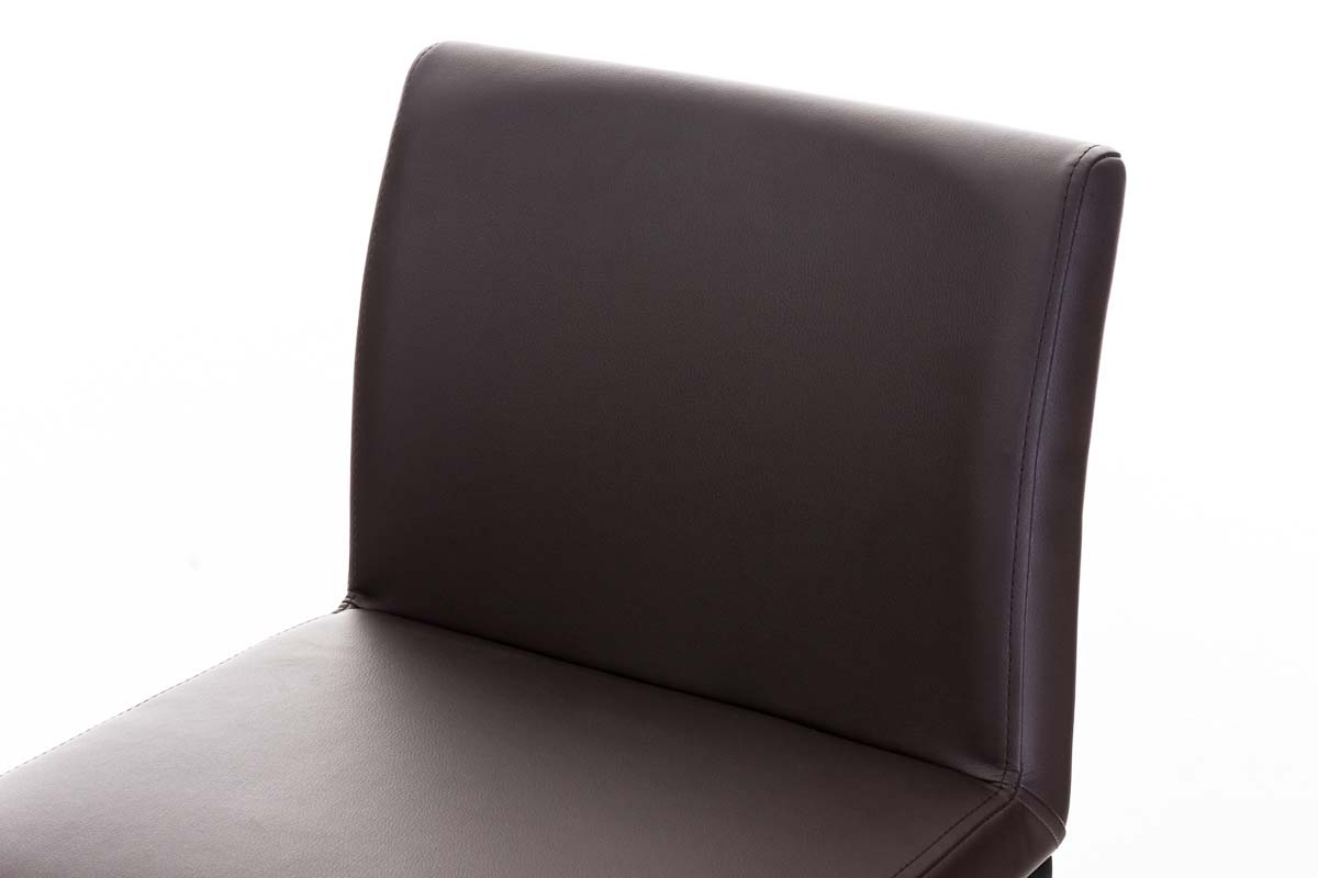 Lot de 2 tabourets de bar Panama recouverts de similicuir