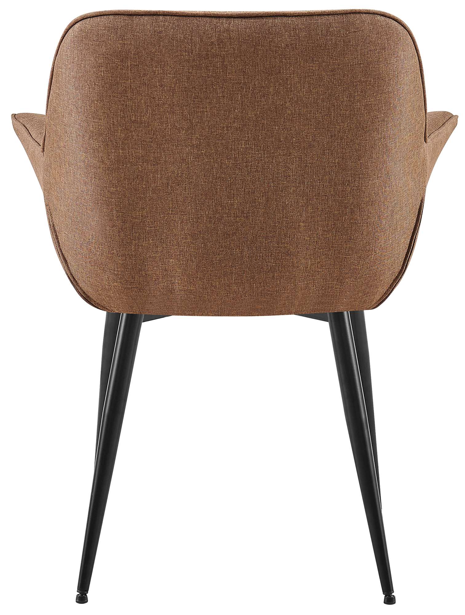 Chaise de salle à manger Roseville avec accoudoirs et pieds en métal