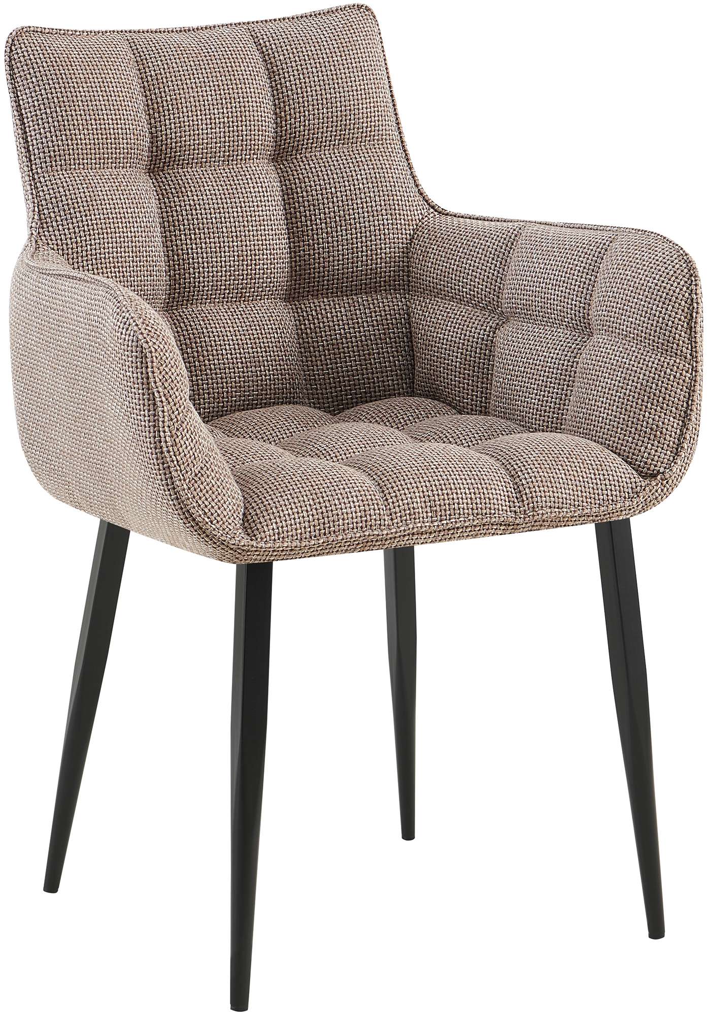 Chaise de salle à manger Tirana Tissu