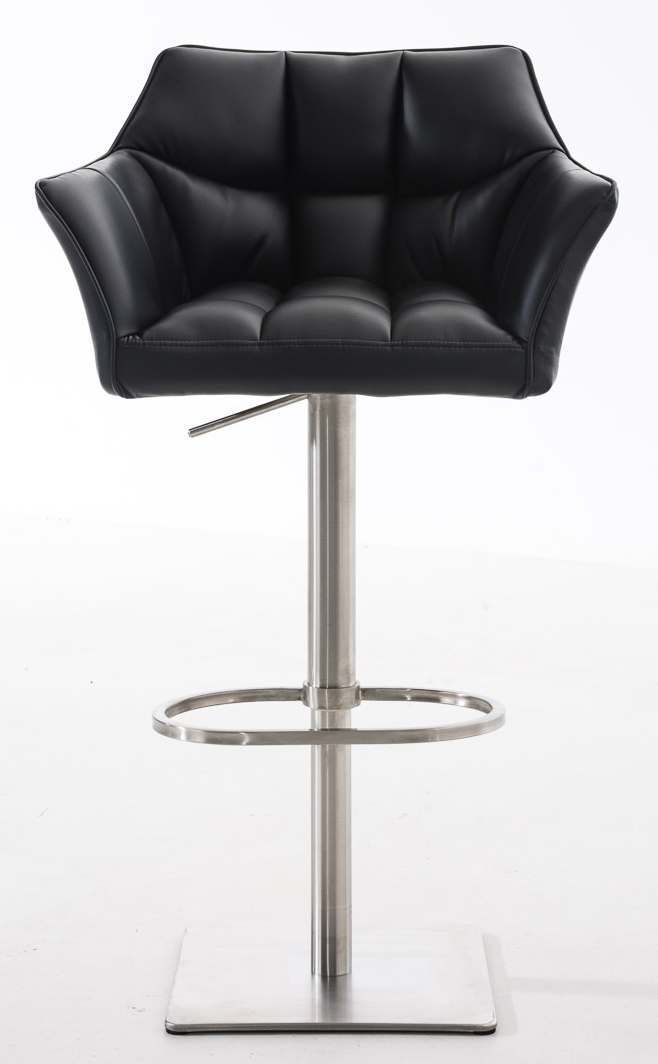 Lot de 2 tabourets de bar Damaso en similicuir