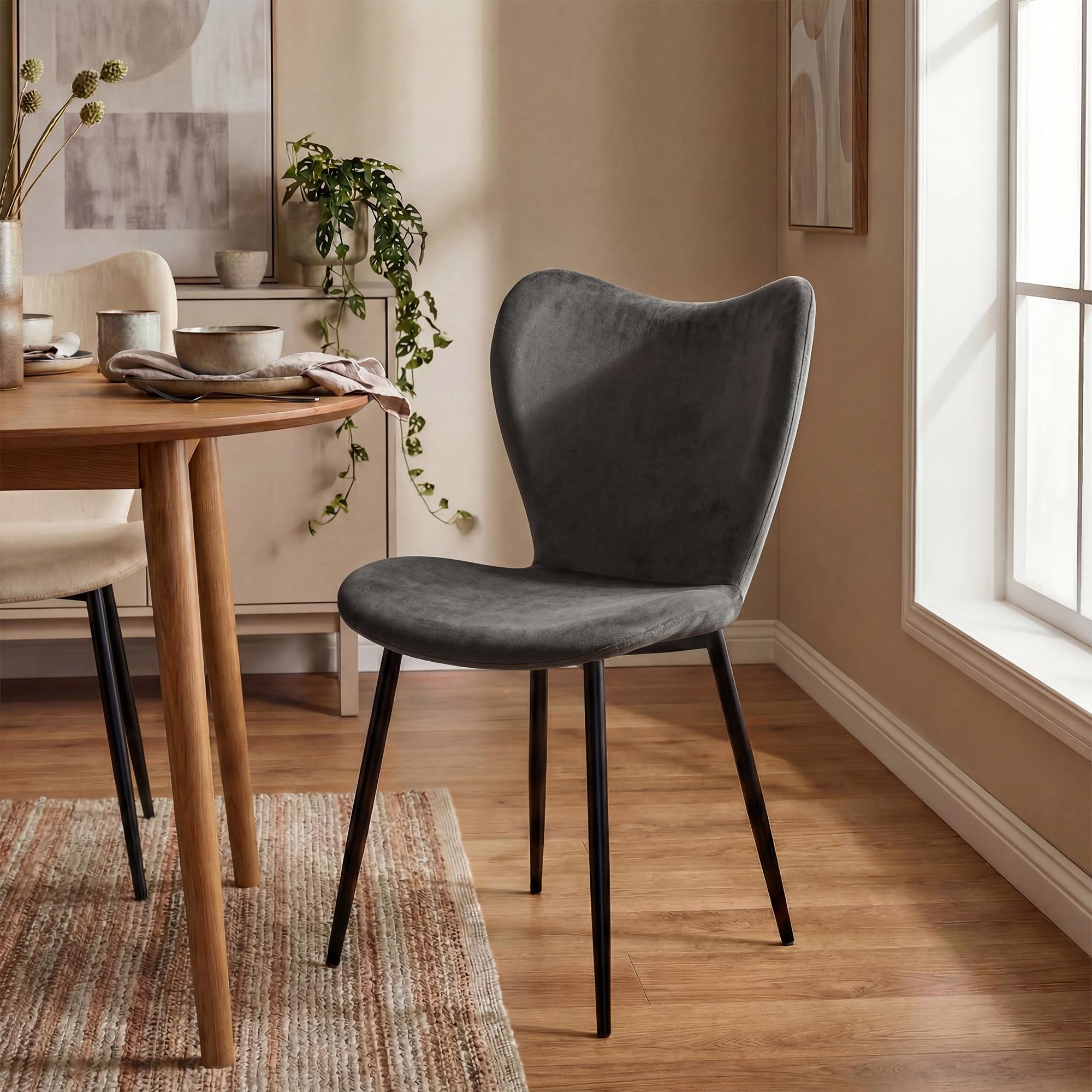 Lot de 2 Chaises de Salle a Manger Maika