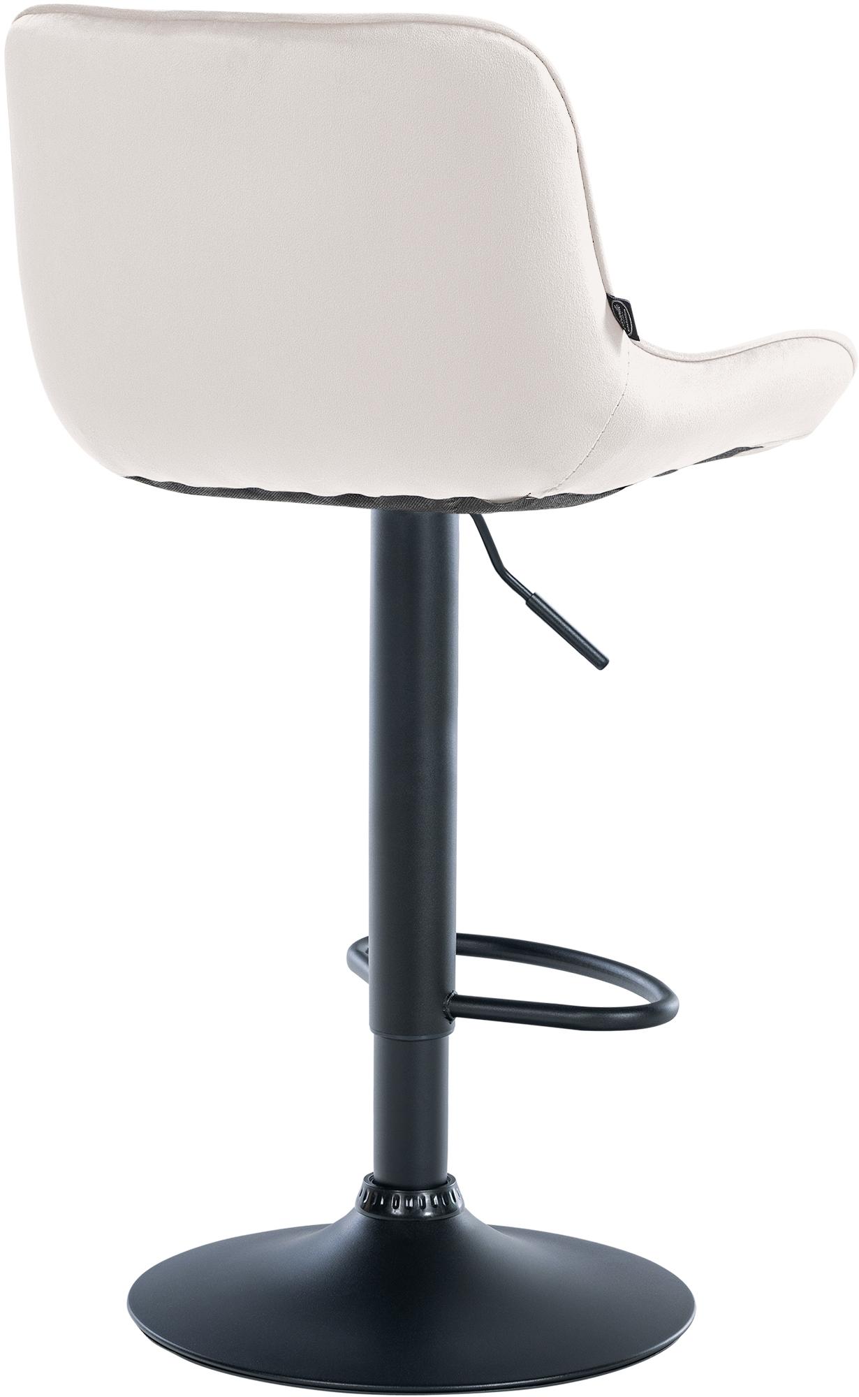 Tabouret de bar Vonore velours