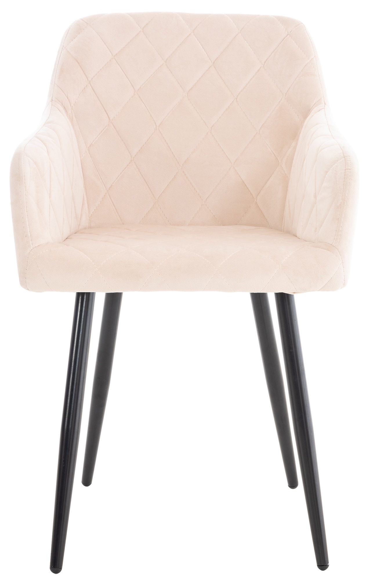 Chaise de salle à manger Shila avec Piètement en Métal noir