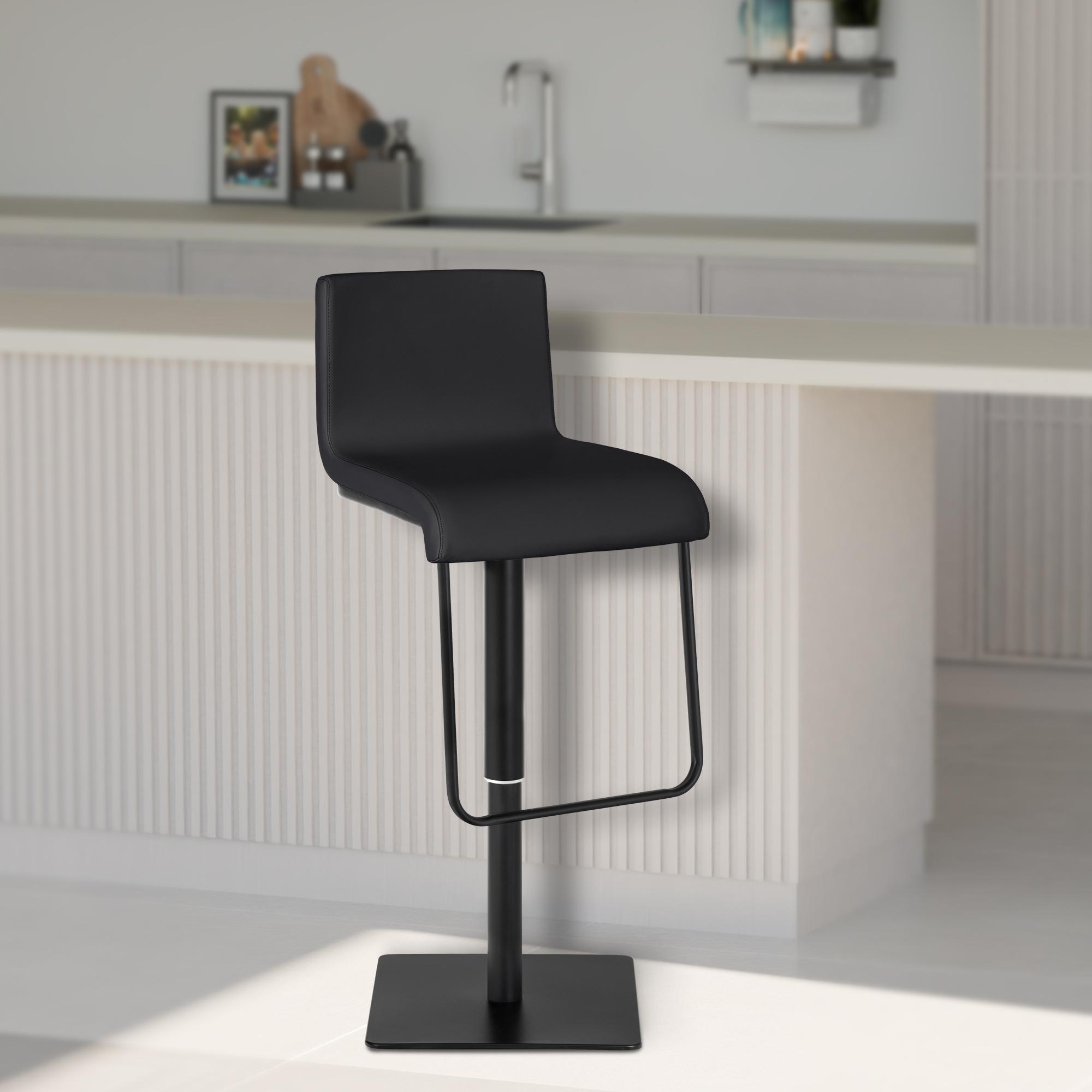 Tabouret de bar Limon en similicuir
