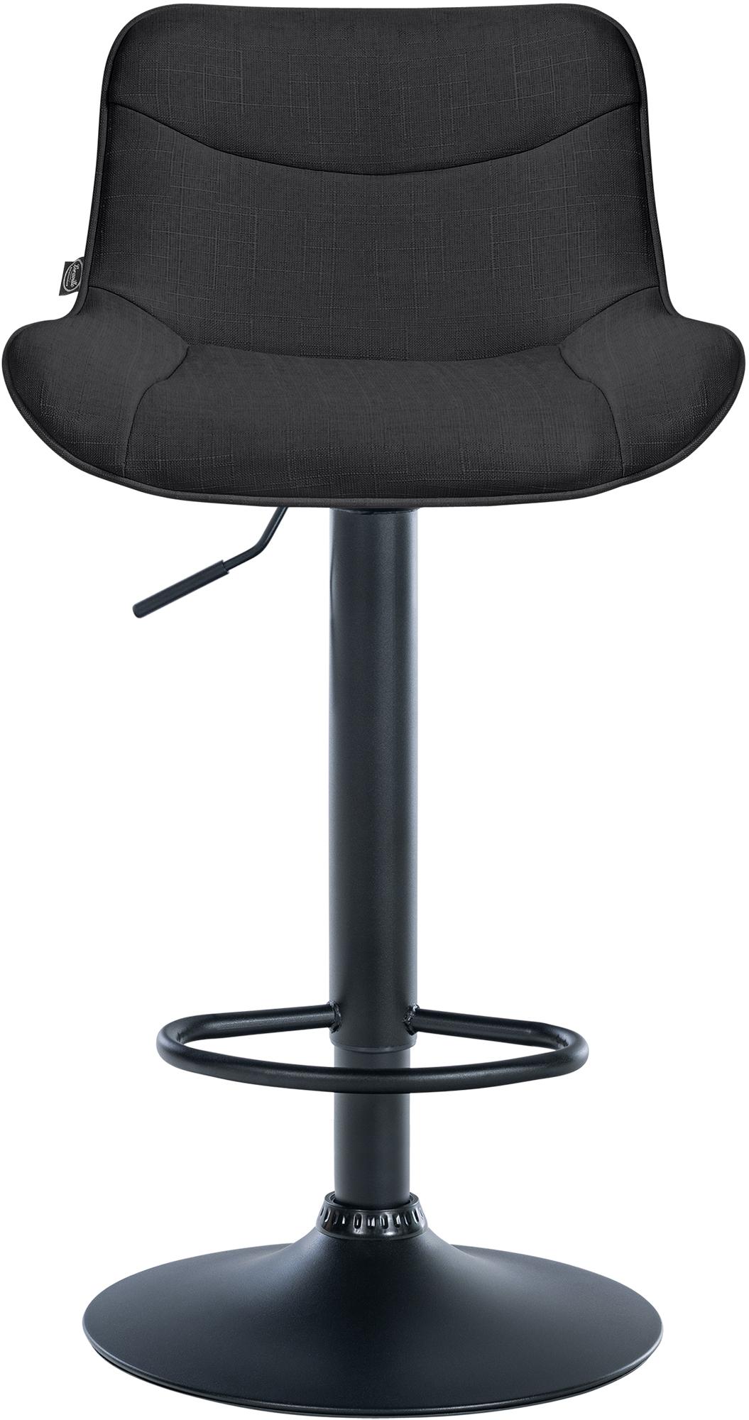 Lot de 2 tabourets de bar Vonore tissu