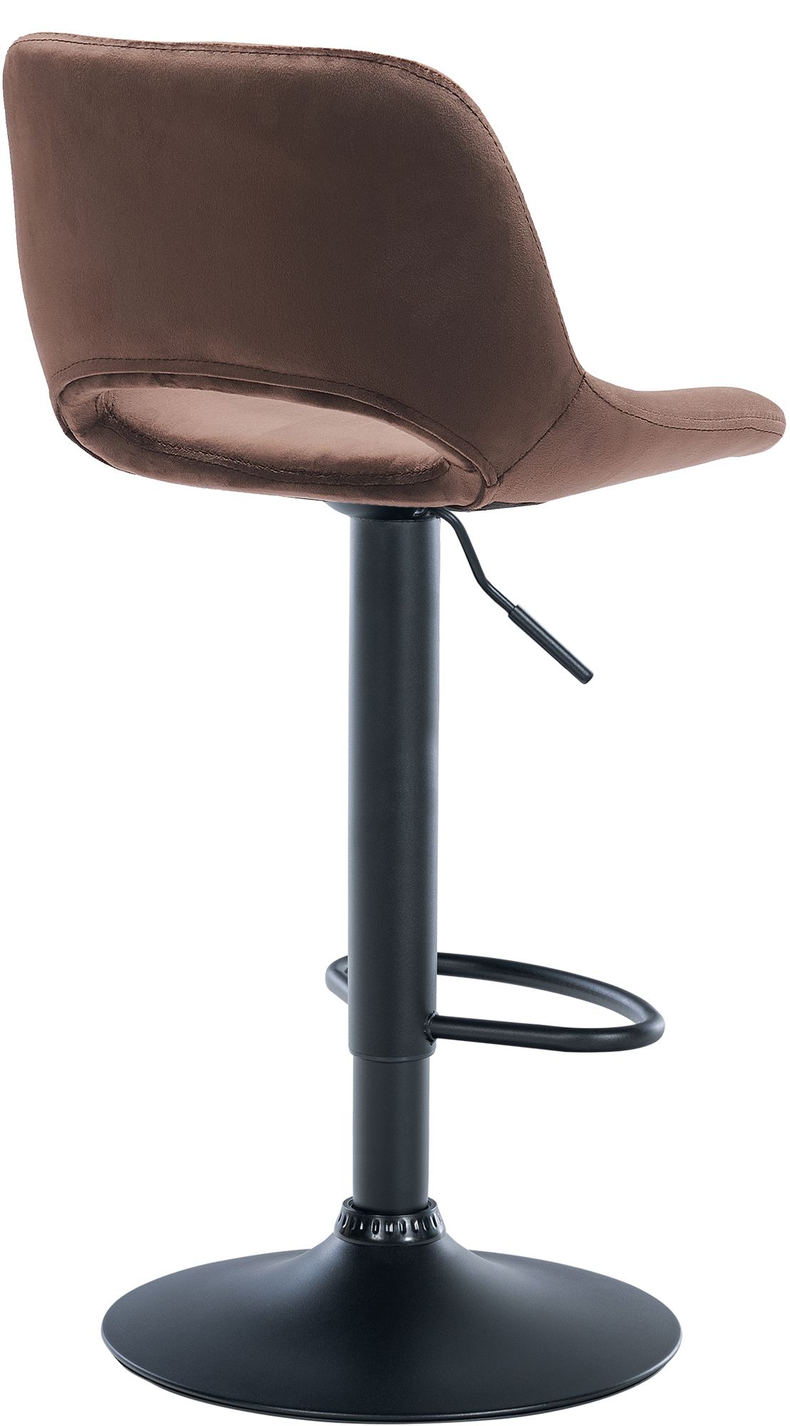 Tabouret de bar Camden velours