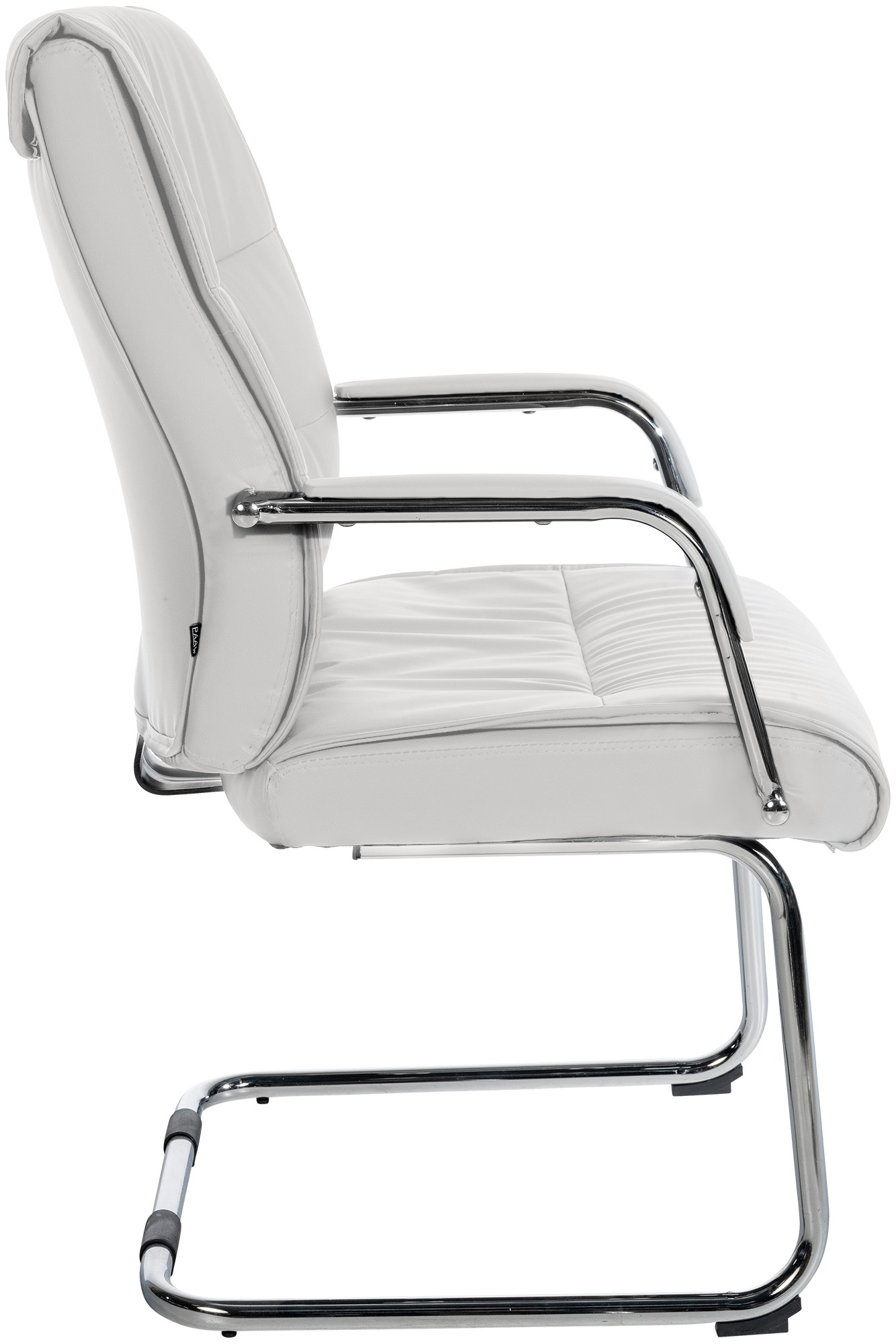 Lot de 2 Chaises Cantilever Sievert en similicuir avec accoudoirs