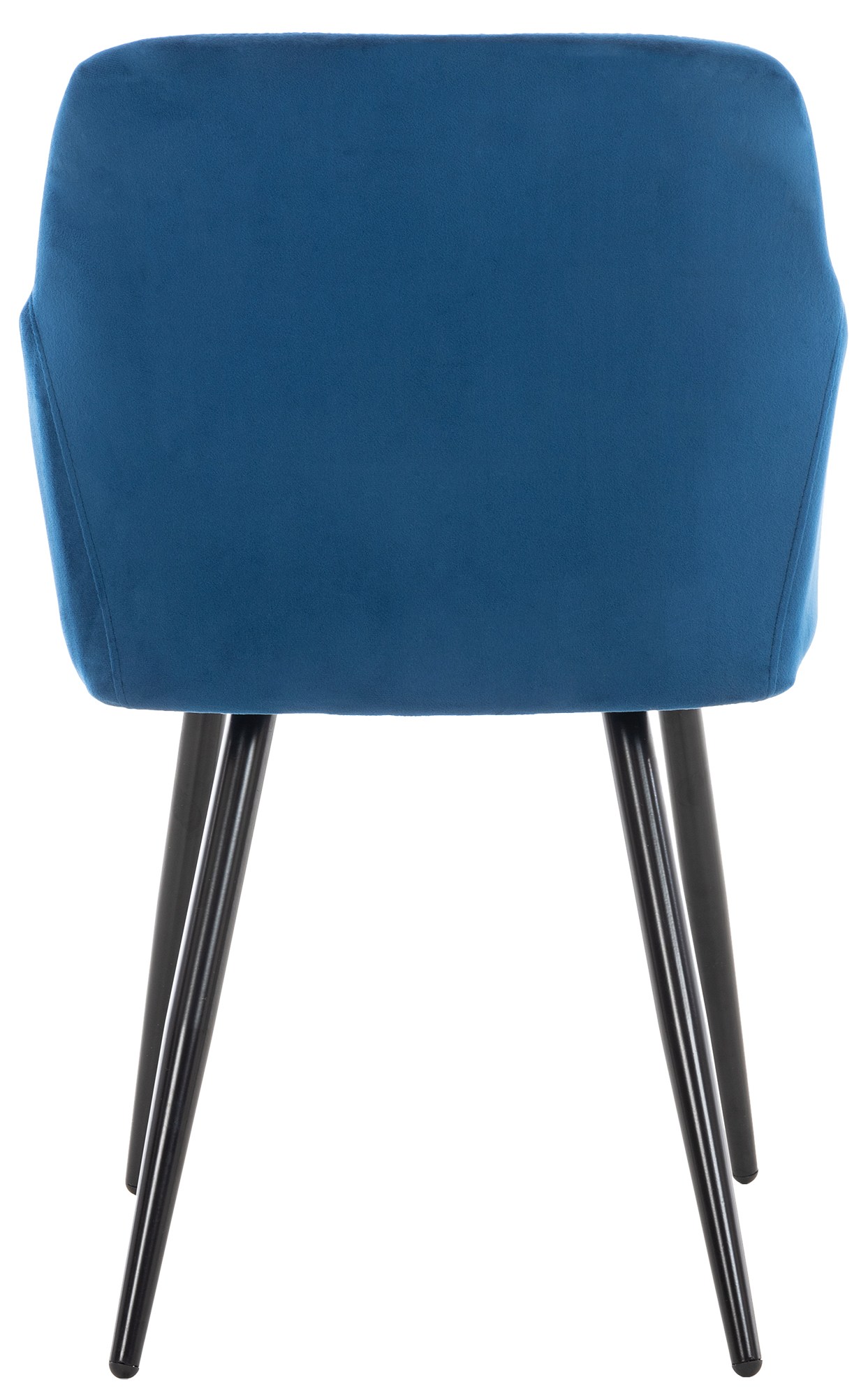 Lot de 2 chaises de salle à manger Shila avec Piètement en Métal noir