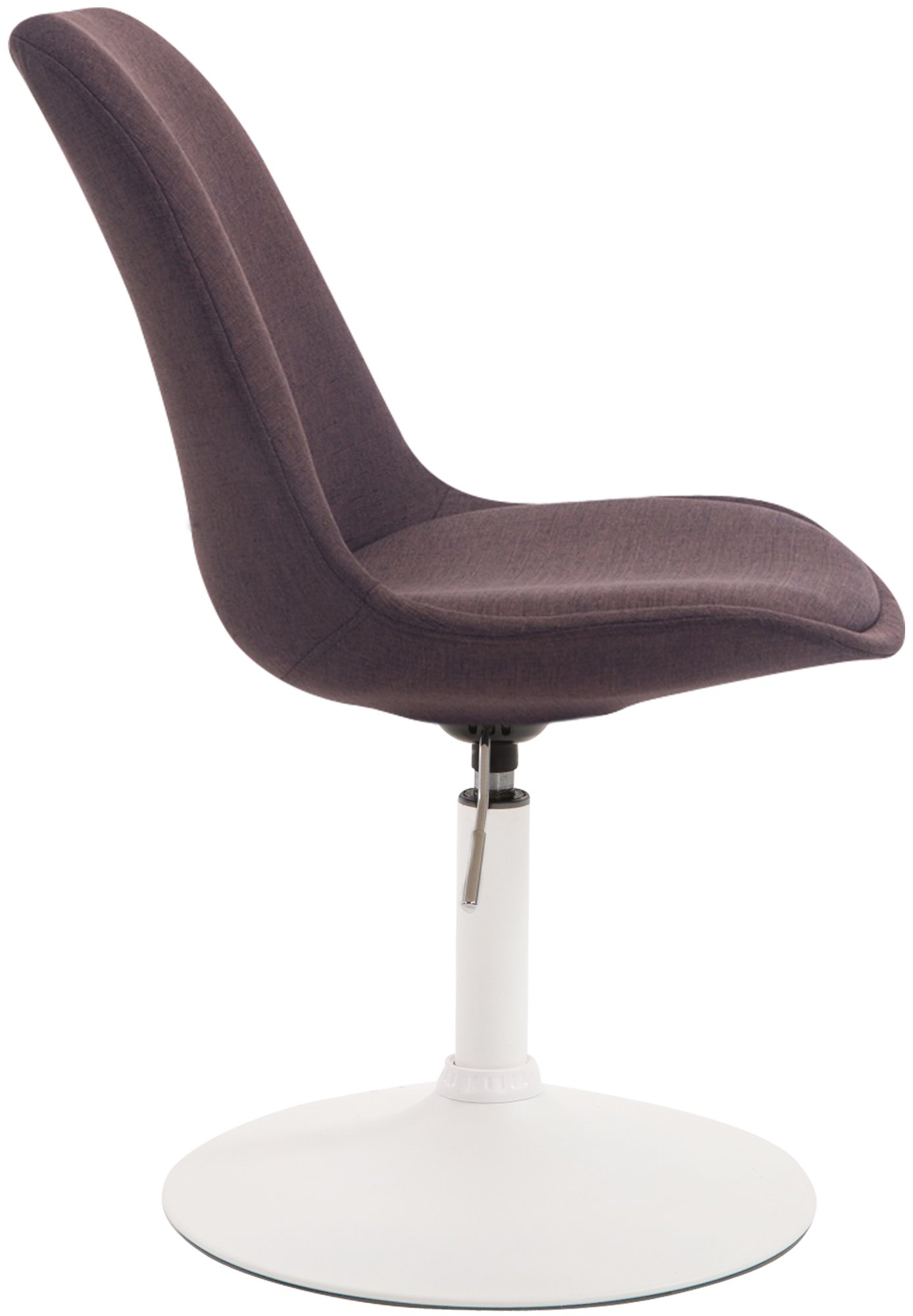 Chaise de salle à manger Maverick tissu avec pied trompette