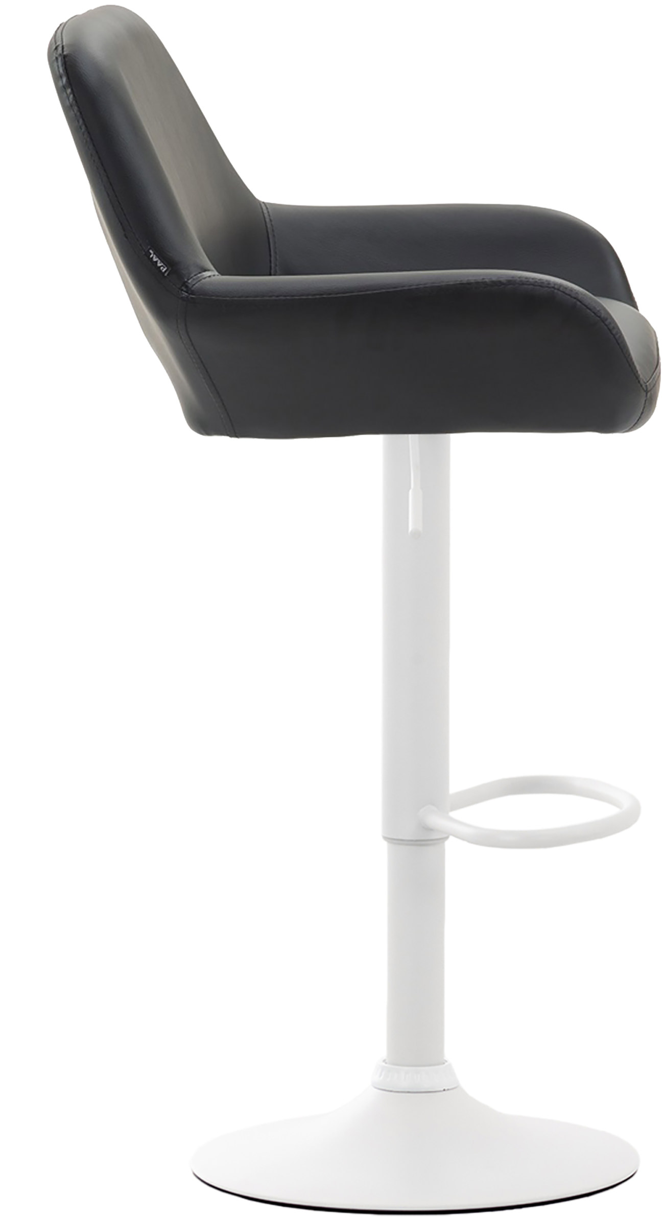 Lot de 2 tabourets de bar Braga en Similicuir