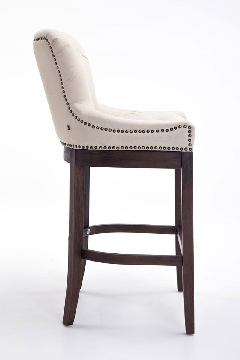 Lot de 2 Tabourets de Bar Lakewood en Tissu